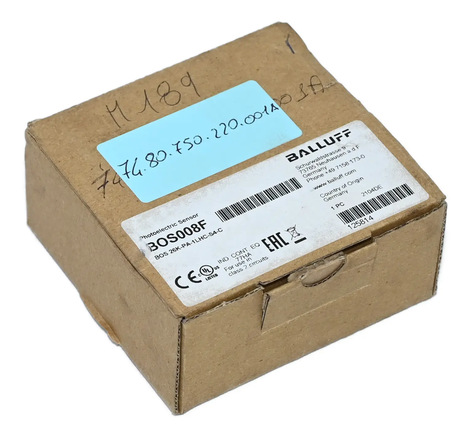 Produktfoto 1 von Balluff BOS008F BOS26K-PA-1LHC-S4-C Photoelectric Sensor New