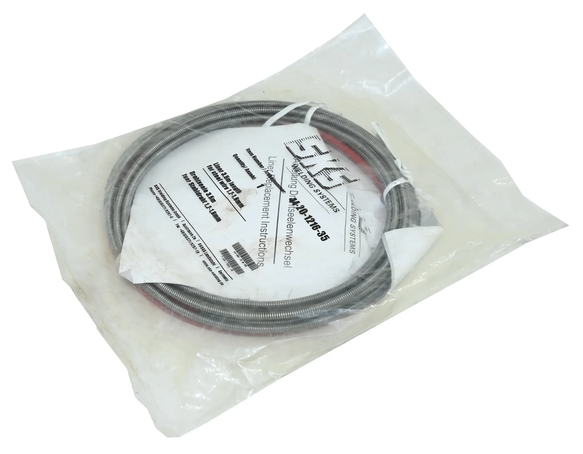 Produktfoto 1 von SKS 44-20-1216-35 Liner 3.5m for steel wire 1.2-1.6mm New sealed