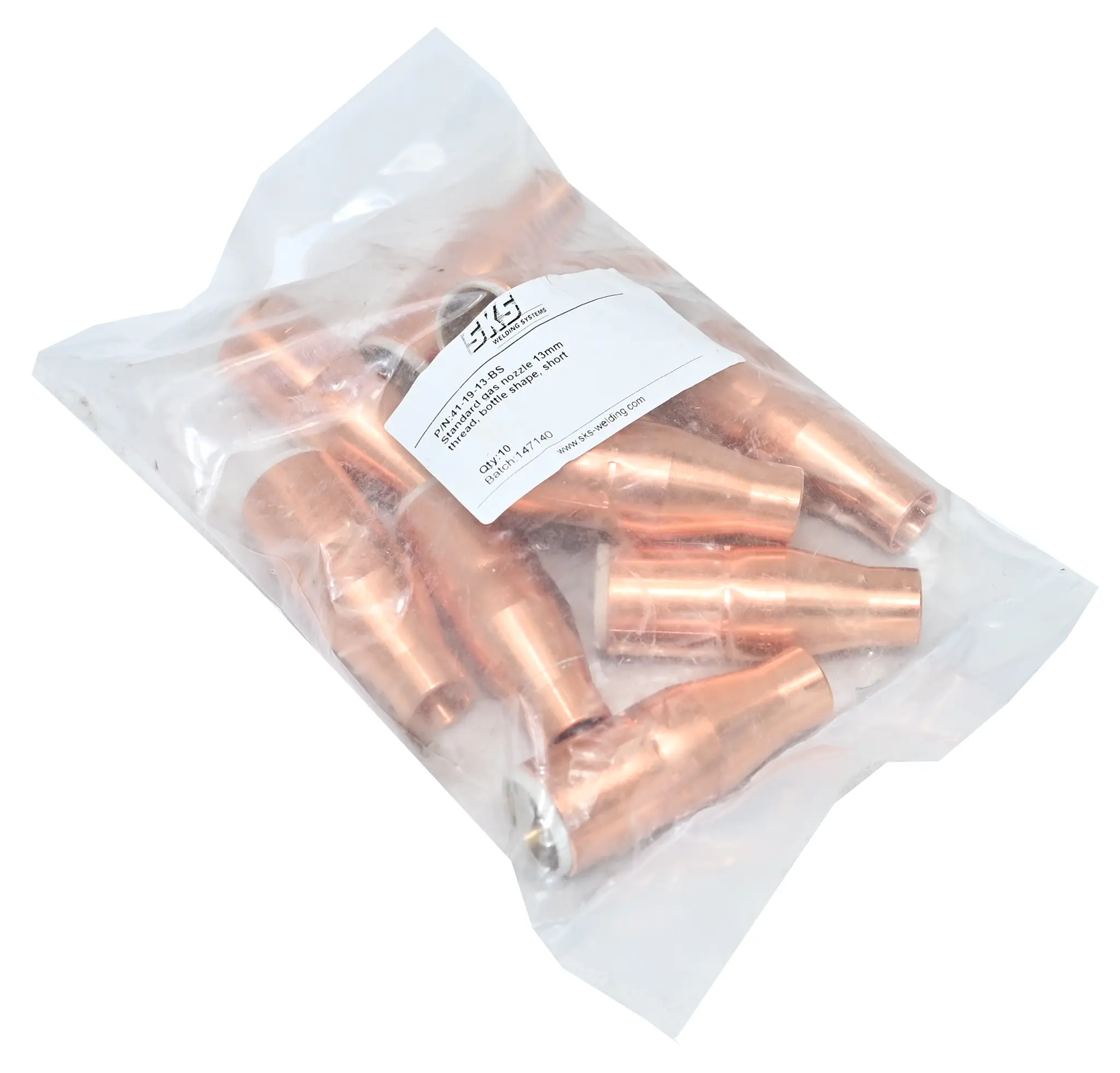 Produktfoto 1 von SKS 41-19-13-BS Standard Gas Nozzle 13mm Thread Bottle Shape Short New