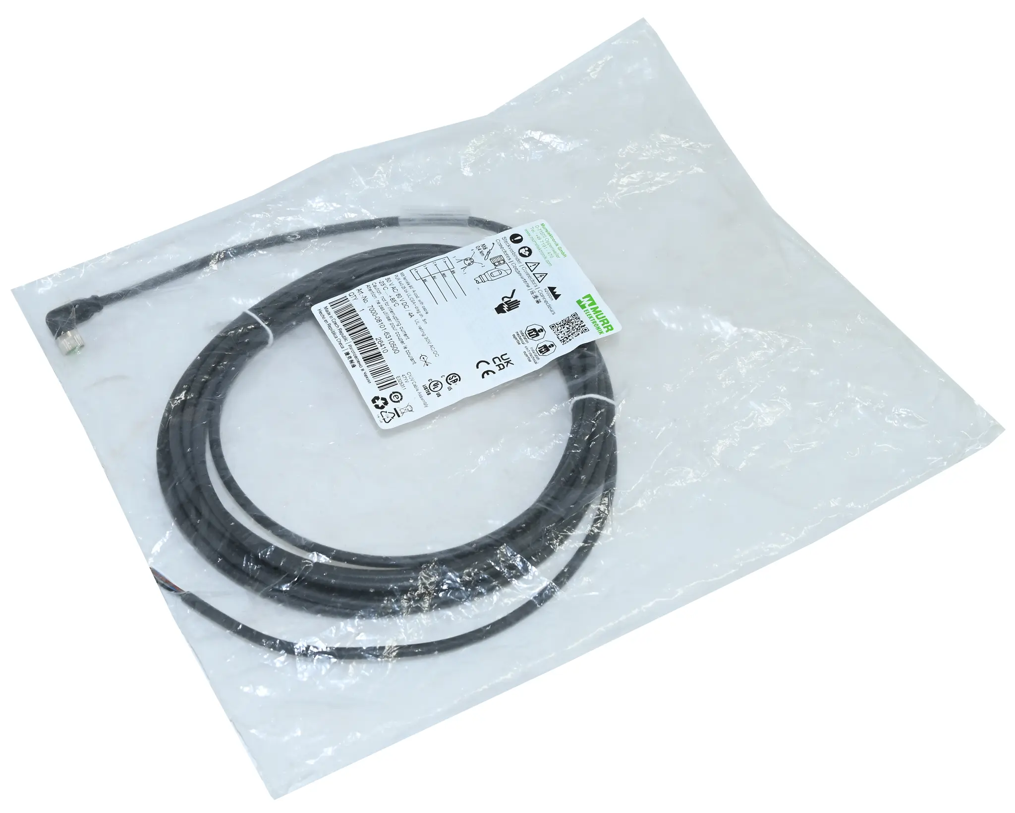 Produktfoto 1 von Murr Elektronik 7000-08101-6310500 Connector M8 Female New