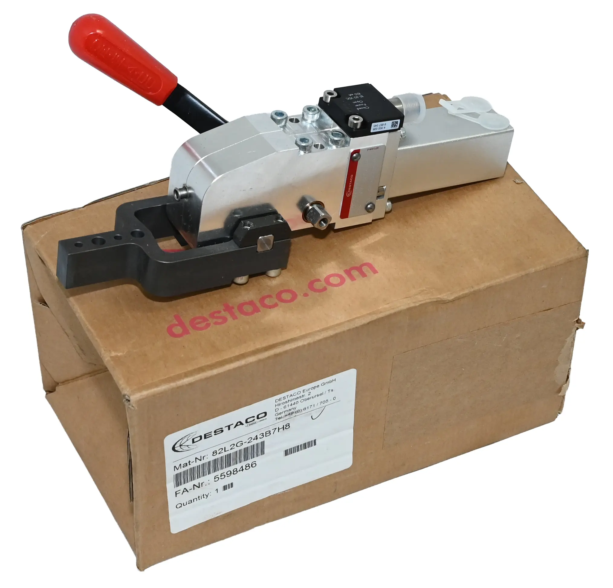 Produktfoto 1 von Destaco 82L2G-243B7H8 Pneumatic Clamp New