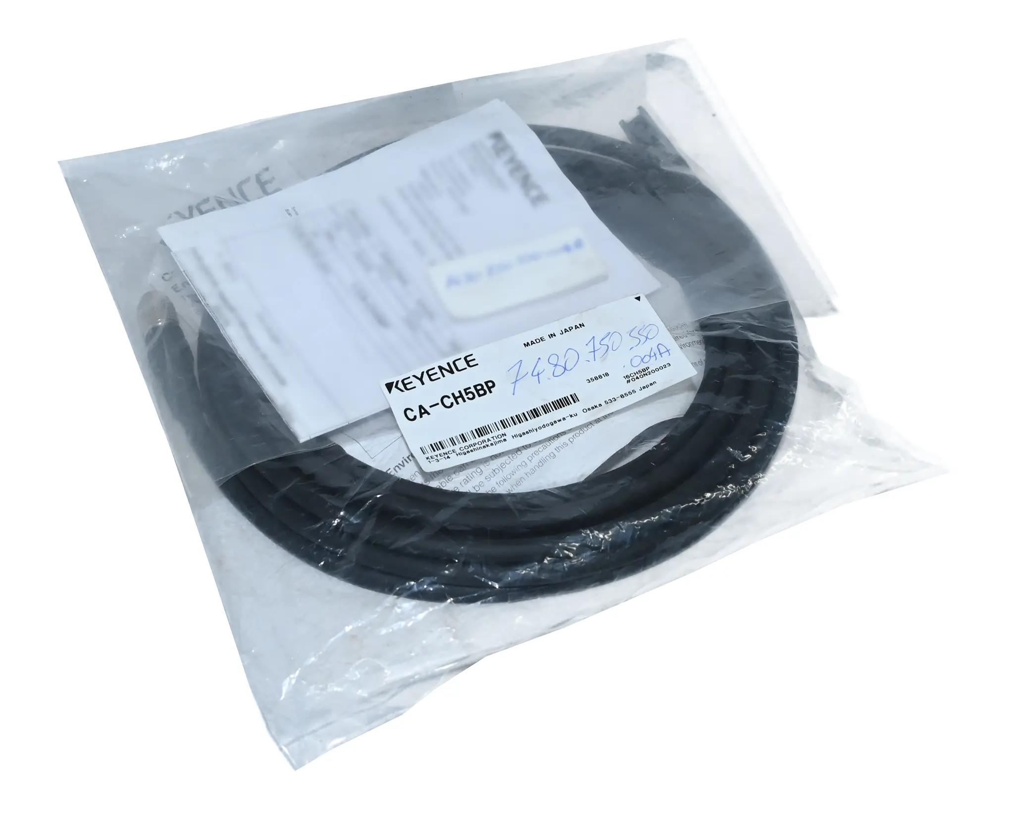 Produktfoto 1 von Keyence CA-CH5BP High-flex Environmentally Resistant Camera Cable New