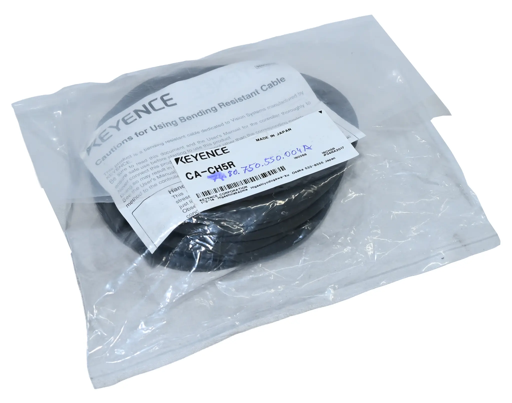 Produktfoto 1 von Keyence CA-CH5R Camera Cable 5m New
