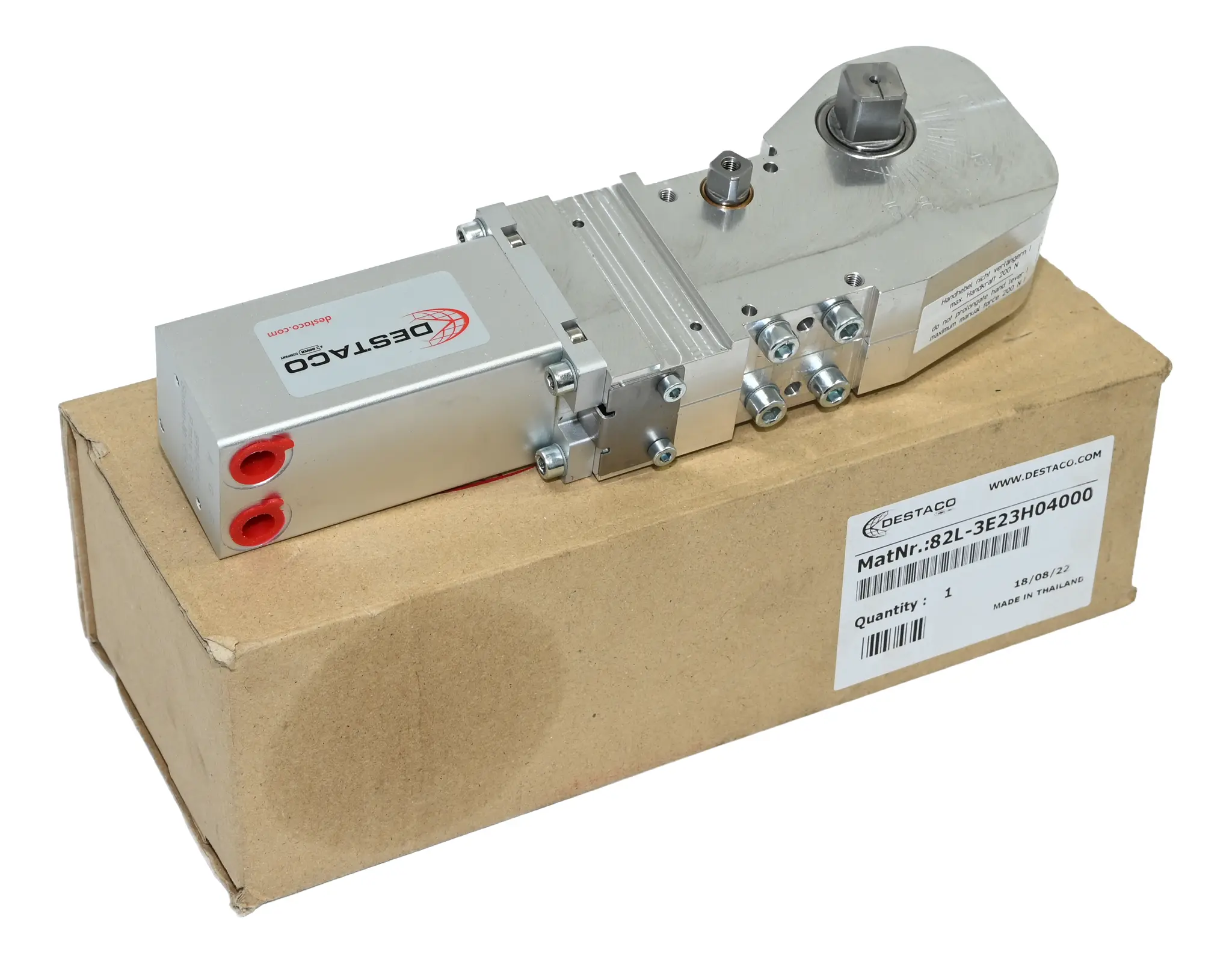 Produktfoto 1 von Destaco 82L-3E23H04000 Pneumatic Power Clamp New