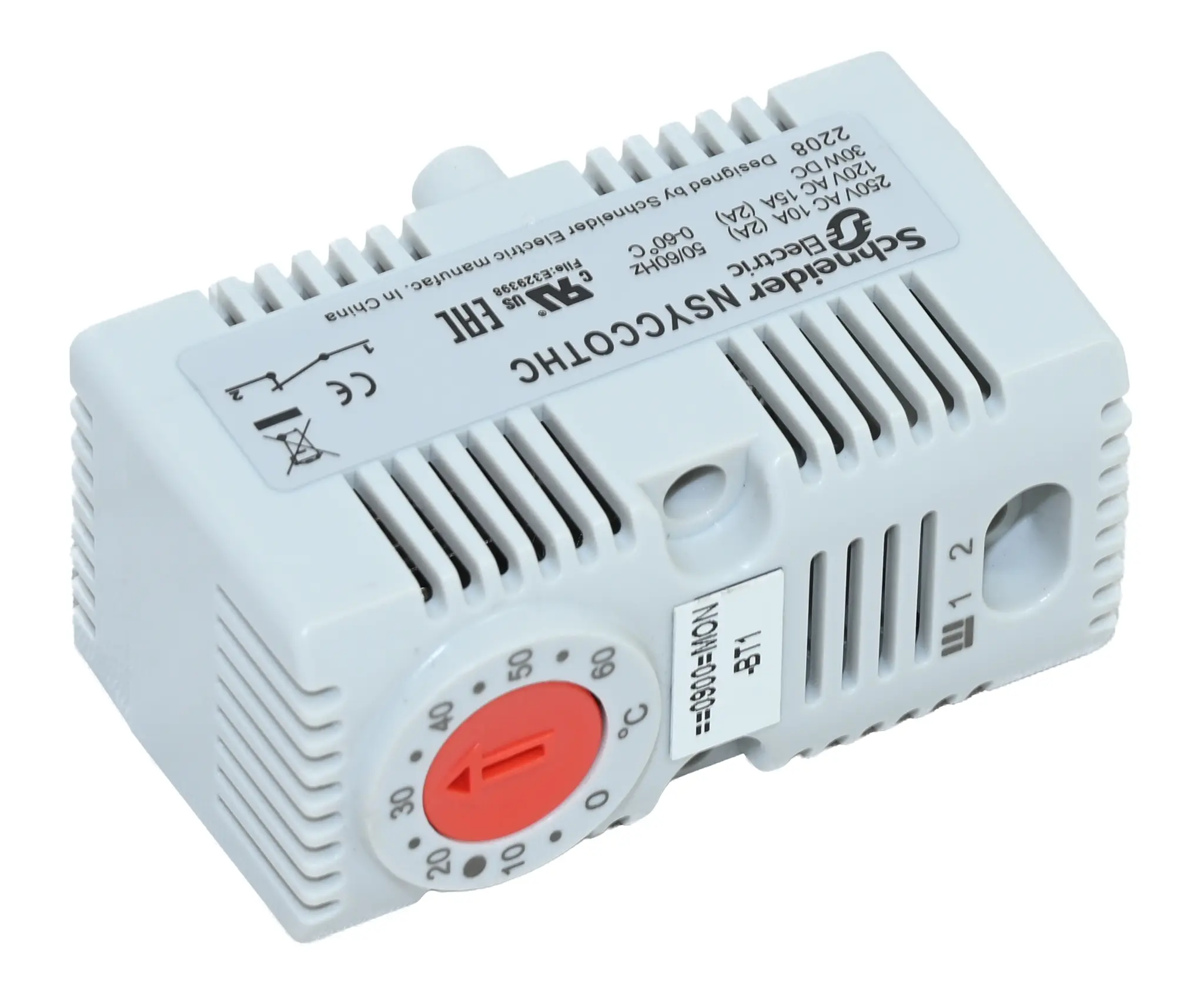 Schneider NSYCCOTHC 250V AC 10A / 120V AC 15A Thermostat New