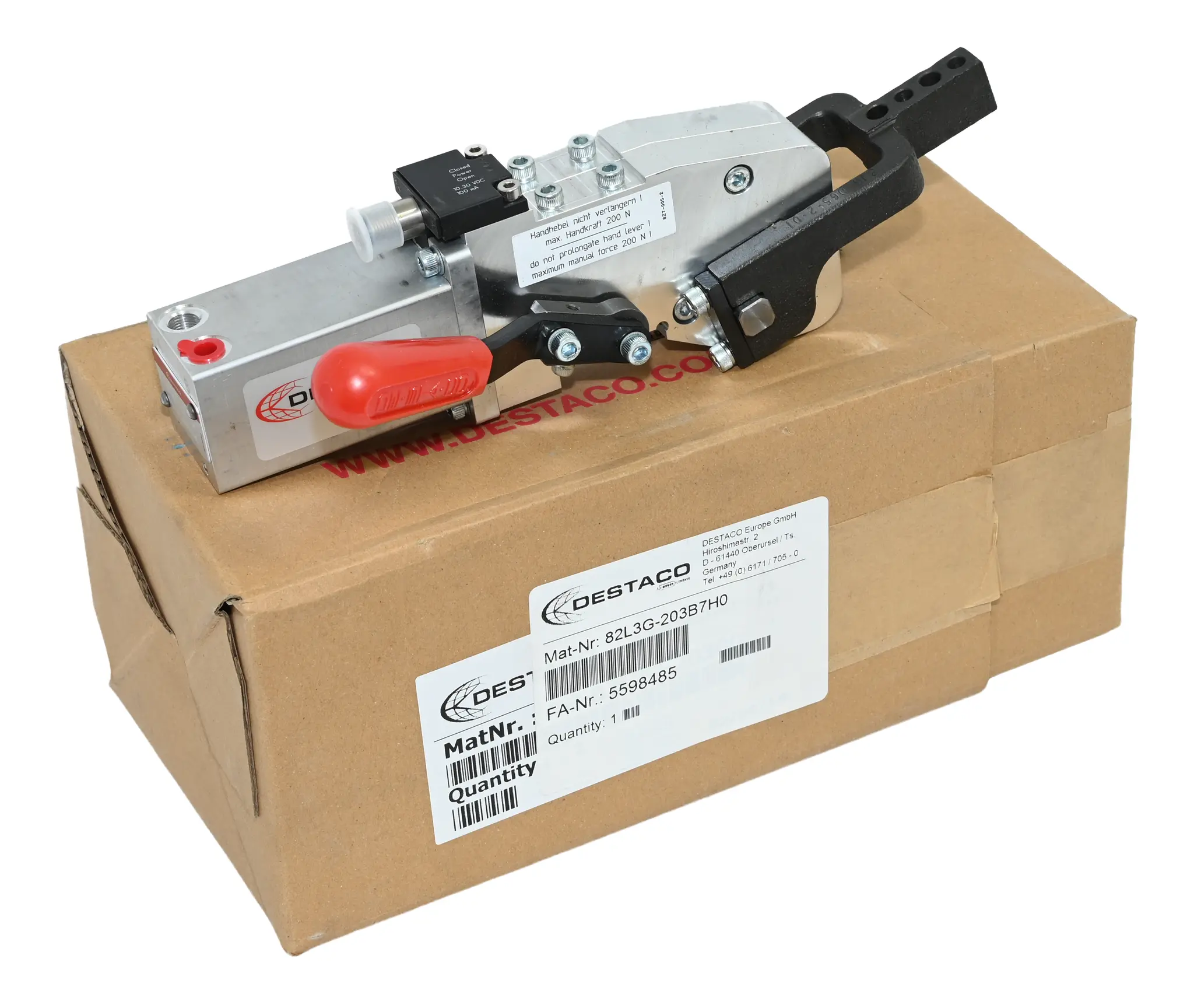 Produktfoto 1 von Destaco 82L3G-203B7H0 5598485 Power Clamp New