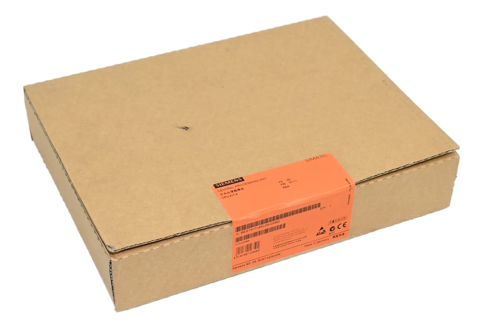 Produktfoto 1 von Siemens 6ES7417-4XL04-0AB0 Simatic S7-400 6ES7 417-4XL04-0AB0 CPU 417-4 Central processing unit