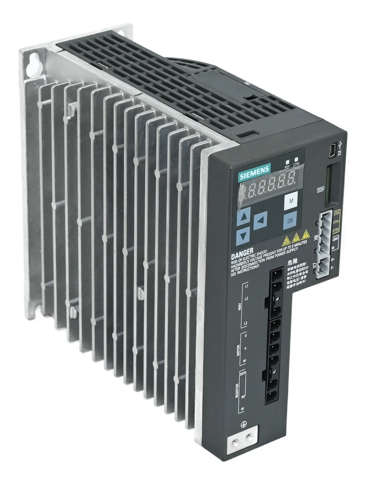 Produktfoto 1 von Siemens 6SL3210-5FE11-0UA0 Sinamics V90 6SL3 210-5FE11-0UA0 0.75/1kW New