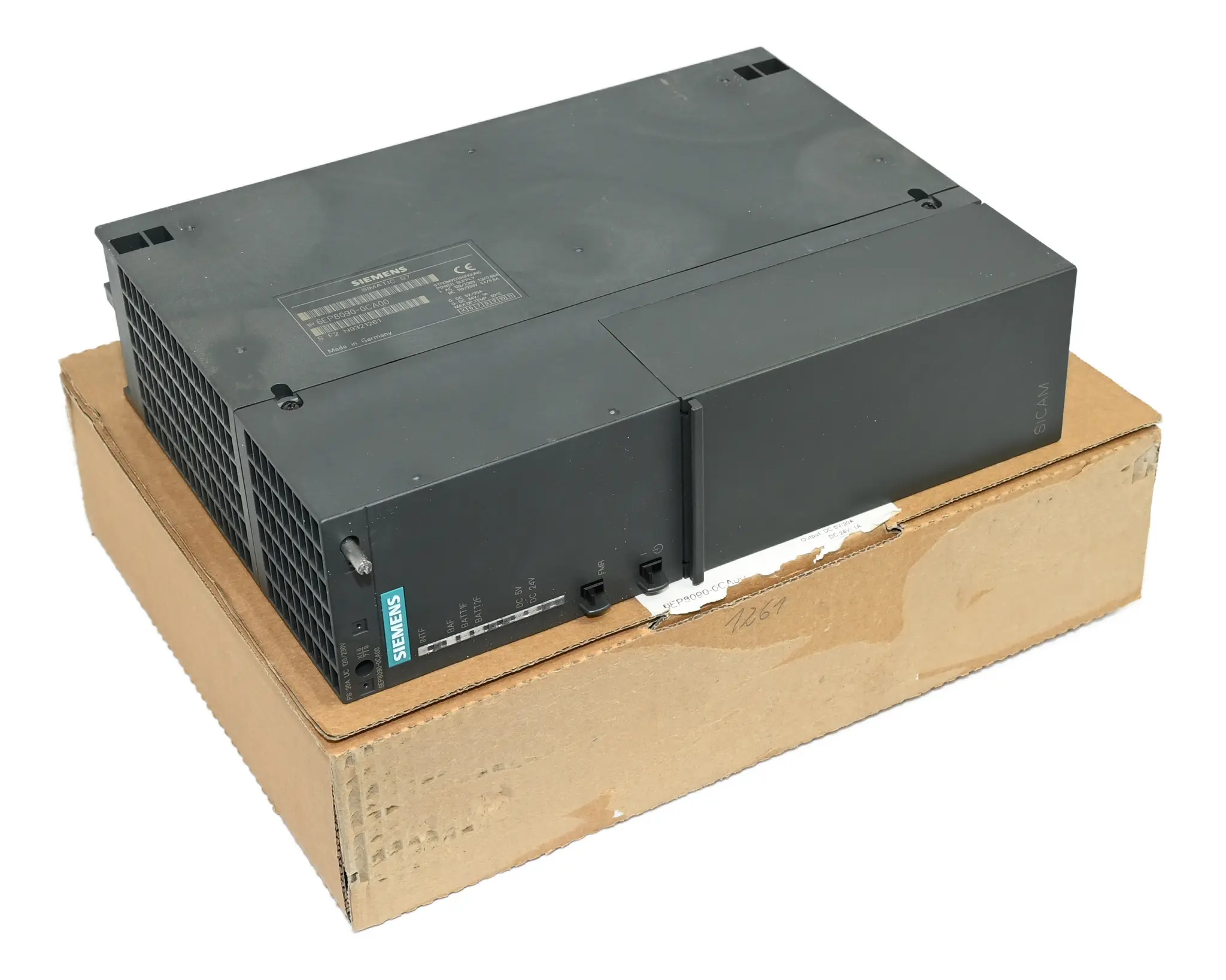 Produktfoto 1 von Siemens 6EP8090-0CA00 Simatic S7 6EP8 090-0CA00 Power supply New