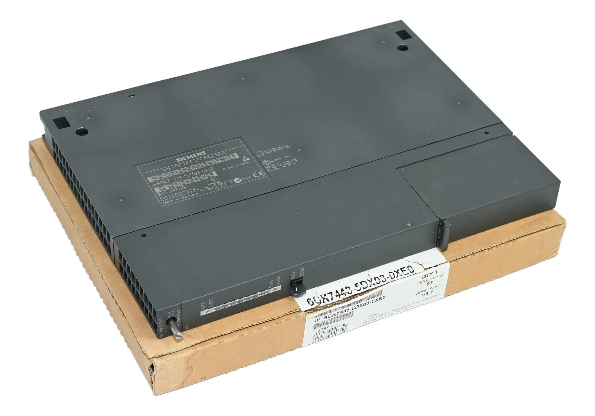 Produktfoto 1 von Siemens 6GK7443-5DX03-0XE0 6GK7 443-5DX03-0XE0 Simatic NET Communication New
