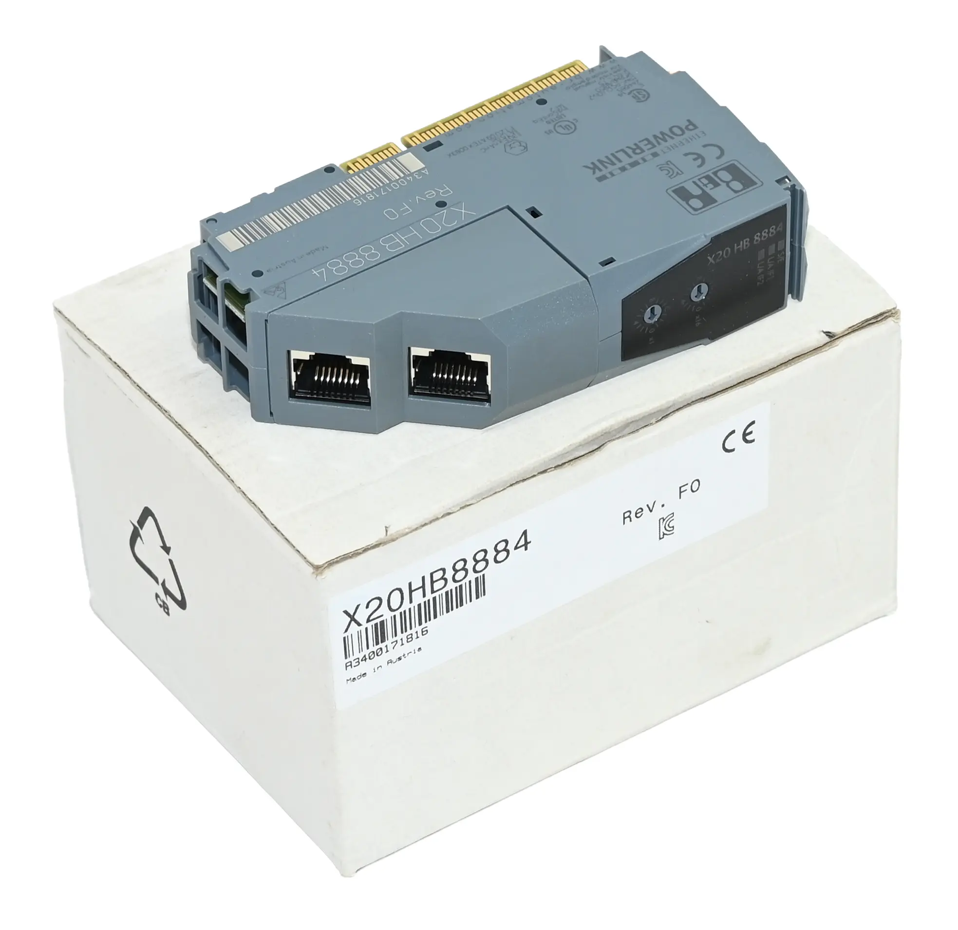 Produktfoto 1 von B&R X20HB8884 X20 HB 8884 POWERLINK Compact Link Selector New