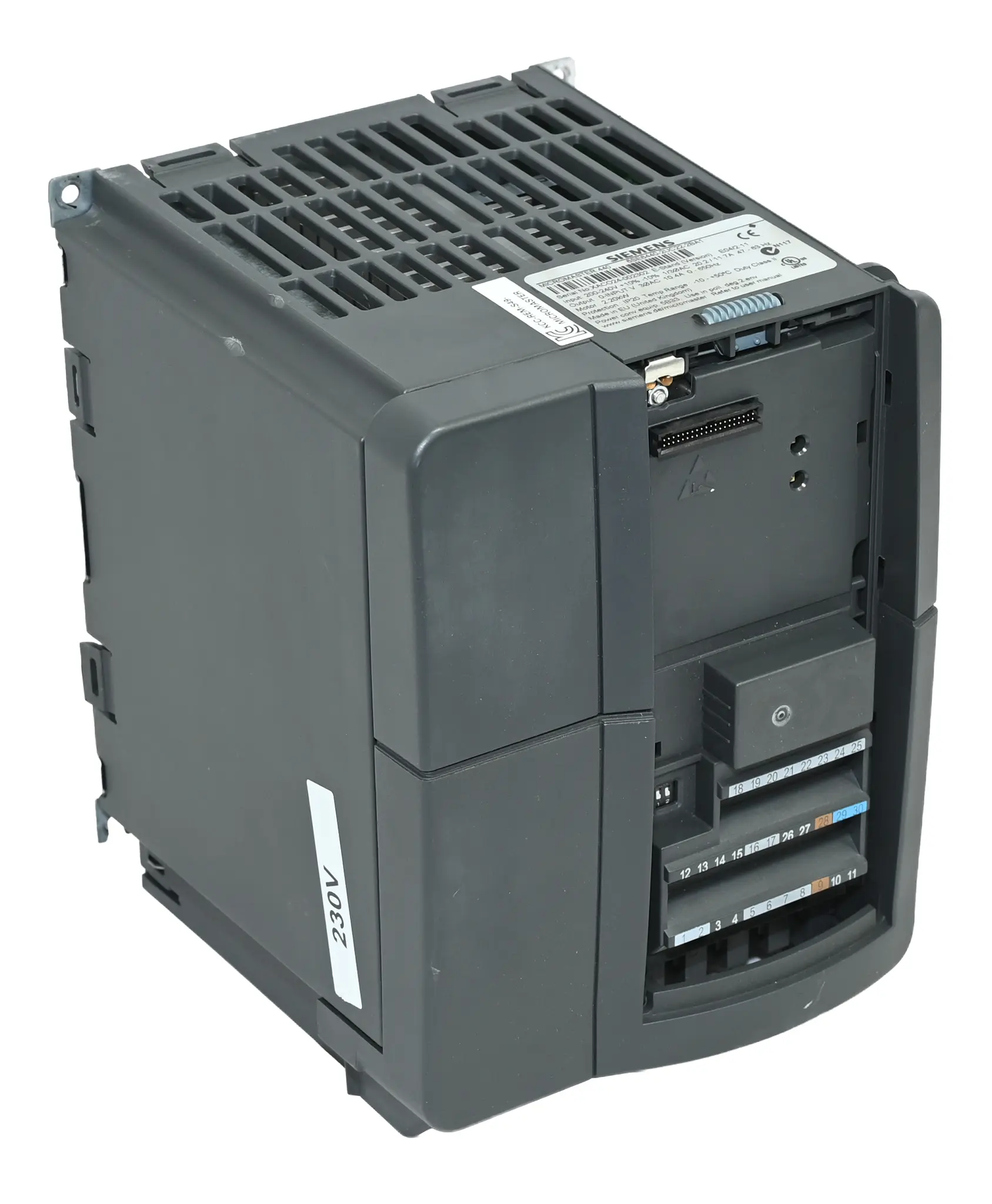 Produktfoto 1 von Siemens 6SE6440-2UC22-2BA1 Micromaster 440 6SE6 440-2UC22-2BA1 2.20kW