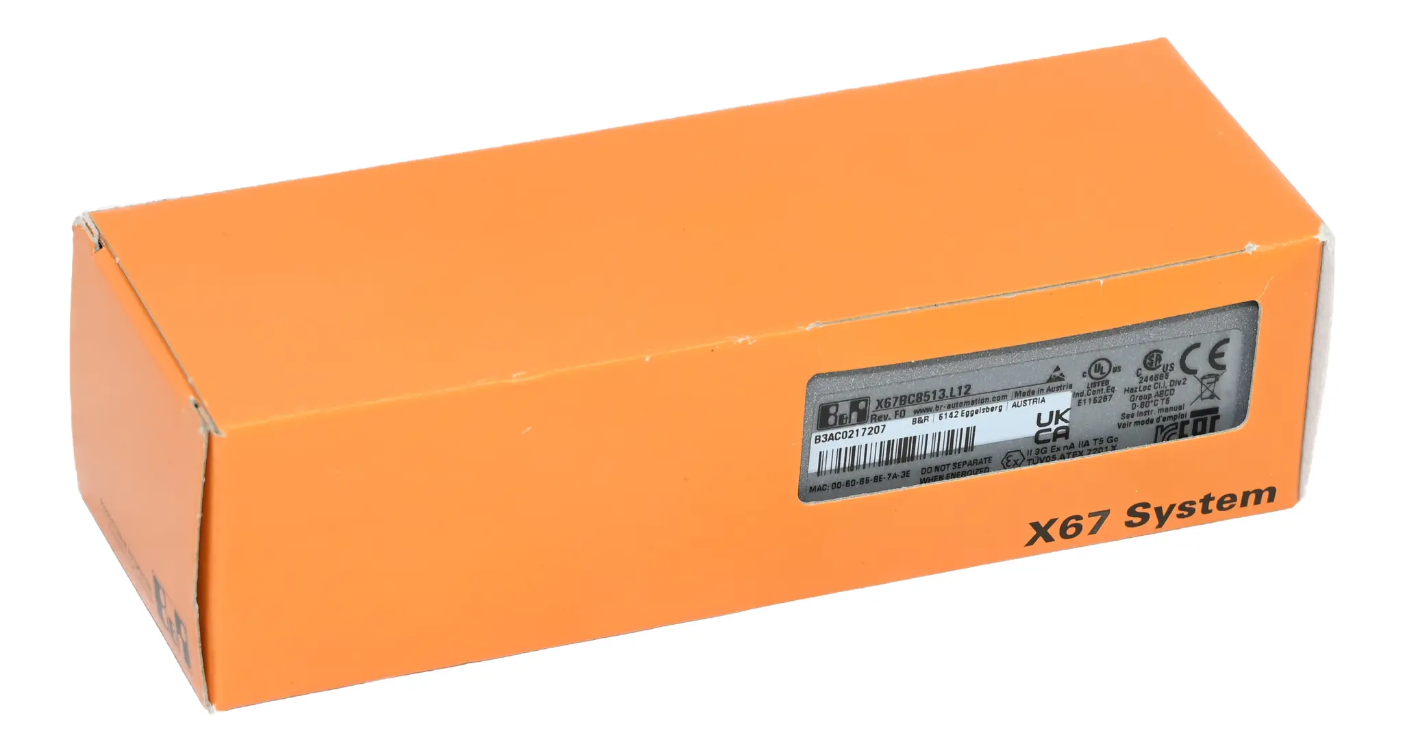 Produktfoto 1 von B&R X67BC8513.L12 Bus Controller New