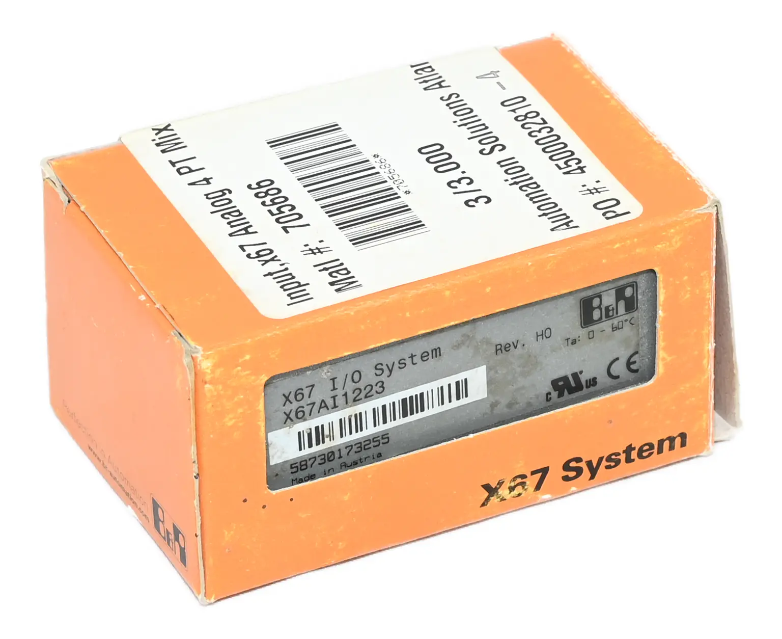 Produktfoto 1 von B&R X67AI1223 X67 AI 1223 Analog Input Module New