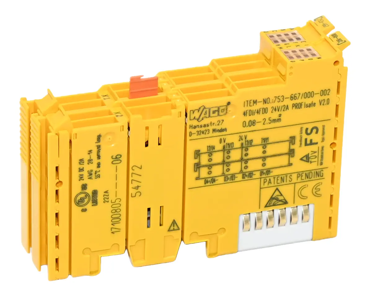 Produktfoto 1 von Wago 753-667/000-002 4/4-Channel Digital I/O Module New