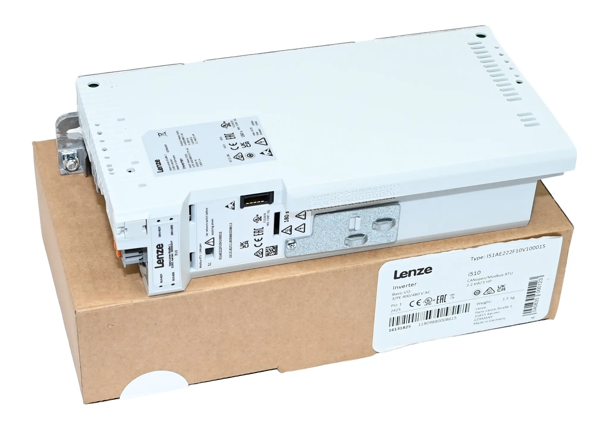Produktfoto 1 von Lenze I51AE222F10V10001S 16132825 Inverter i510 New