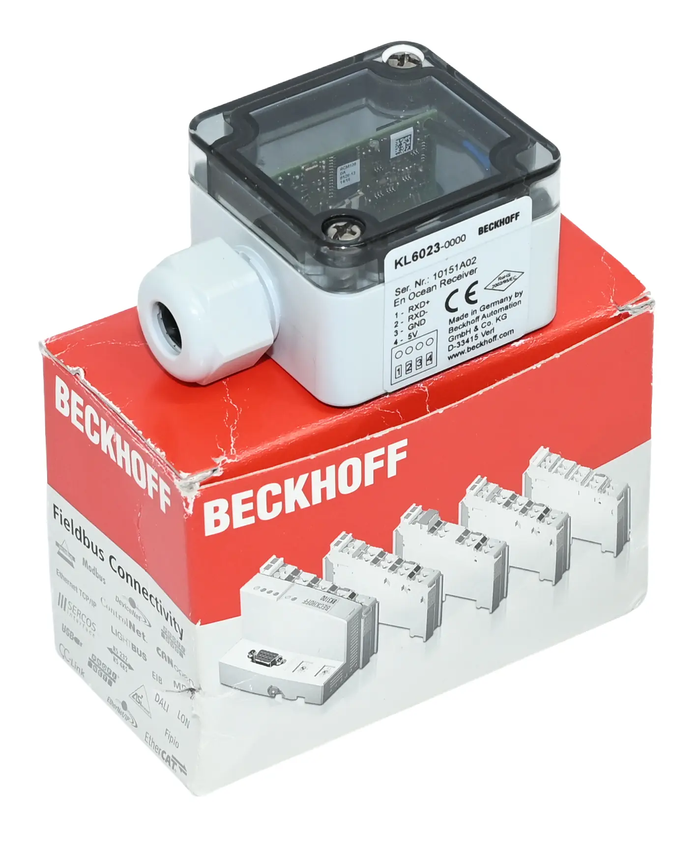 Produktfoto 1 von Beckhoff KL6023-0000 KL6023 EnOcean Wireless-Adapter New