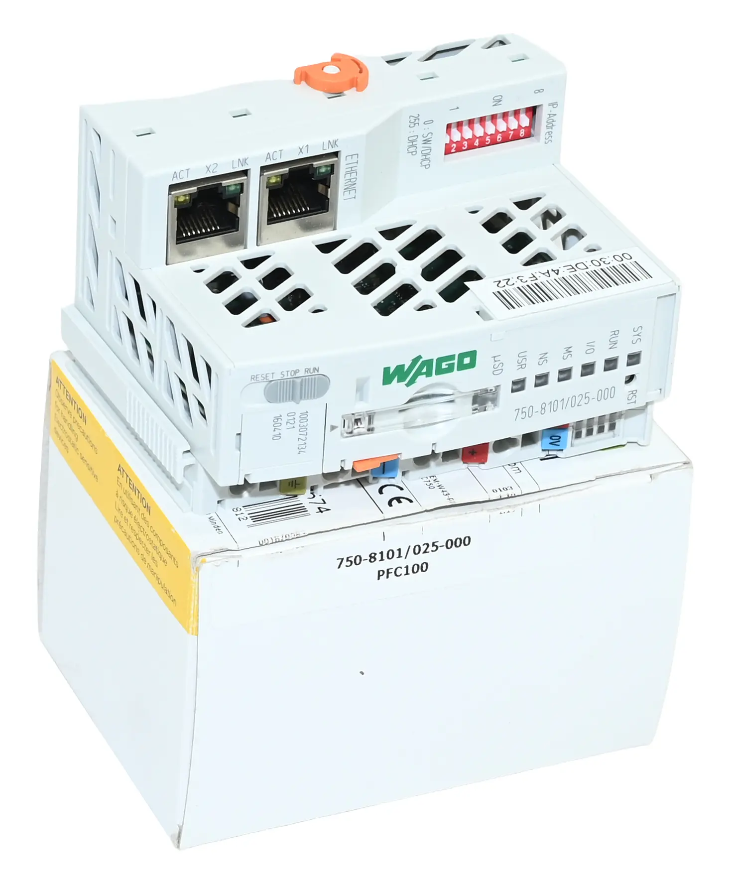 Produktfoto 1 von Wago 750-8101/025-000 PFC100 CS 2ETH/T Controller New