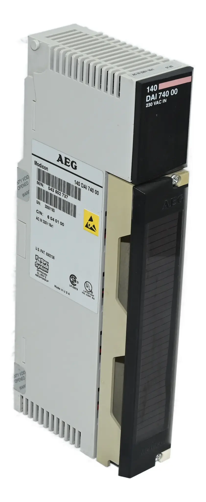 Produktfoto 1 von AEG 140 DAI 740 00 Modicon 043 502 737 Discrete Input Module