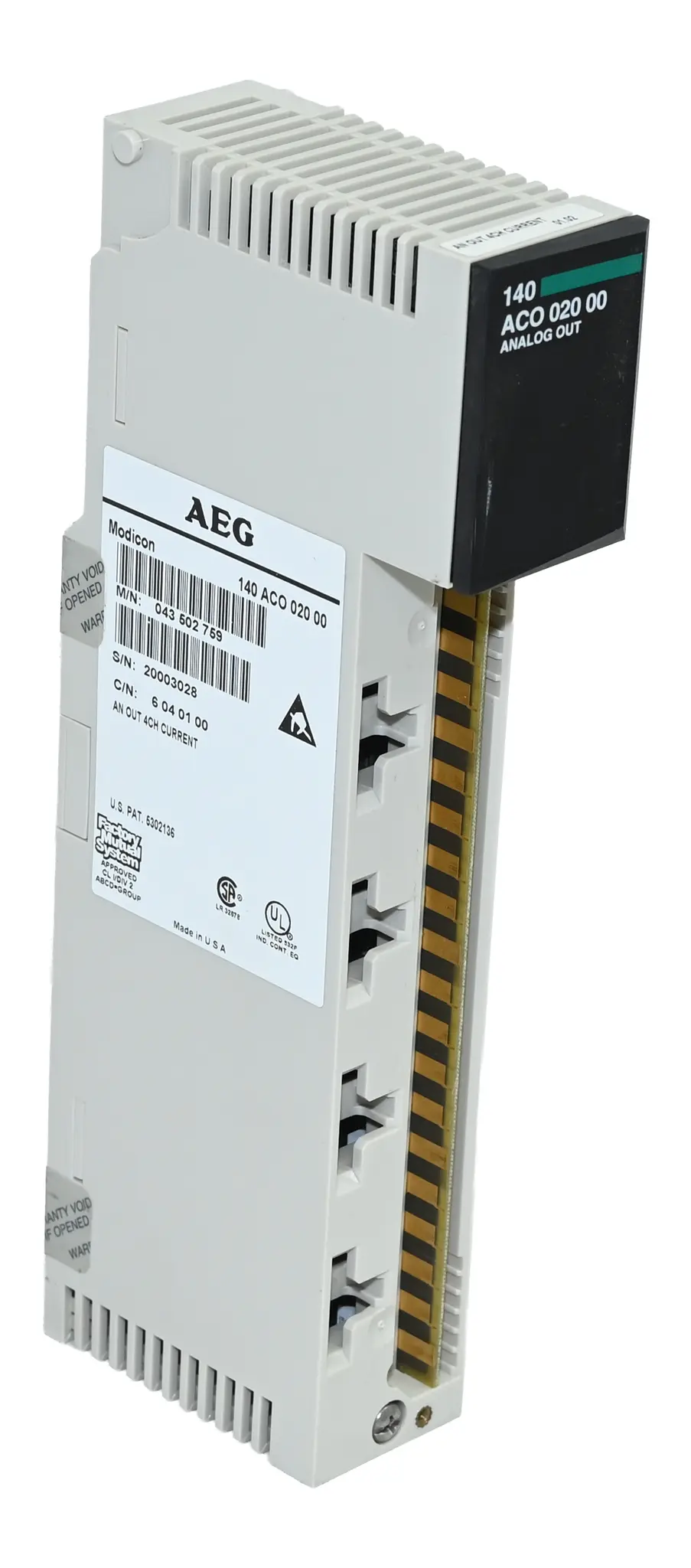 Produktfoto 1 von AEG 140 ACO 020 00 Modicon 140ACO02000 Analog Output Module