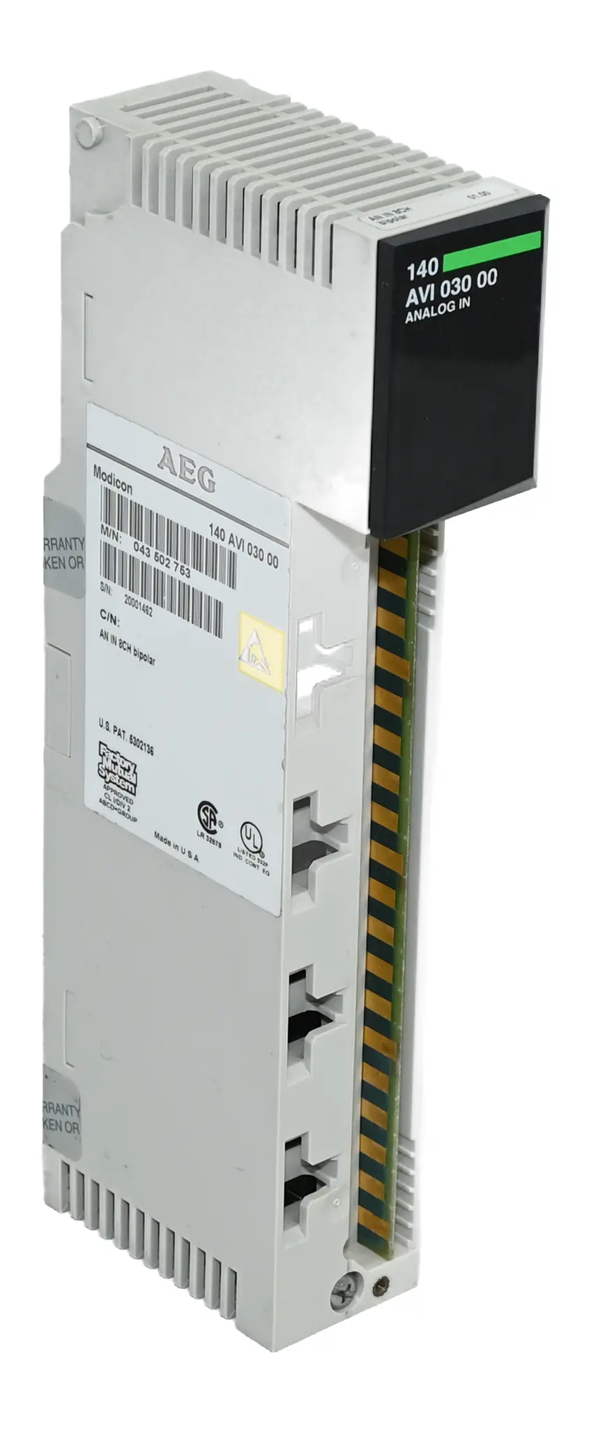 Produktfoto 1 von AEG 140 AVI 030 00 Modicon 140AVI03000 Analog Input Module