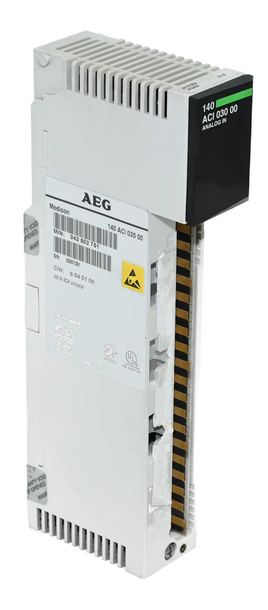 Produktfoto 1 von AEG 140 ACI 030 00 Modicon 140ACI03000 Analog Input Module