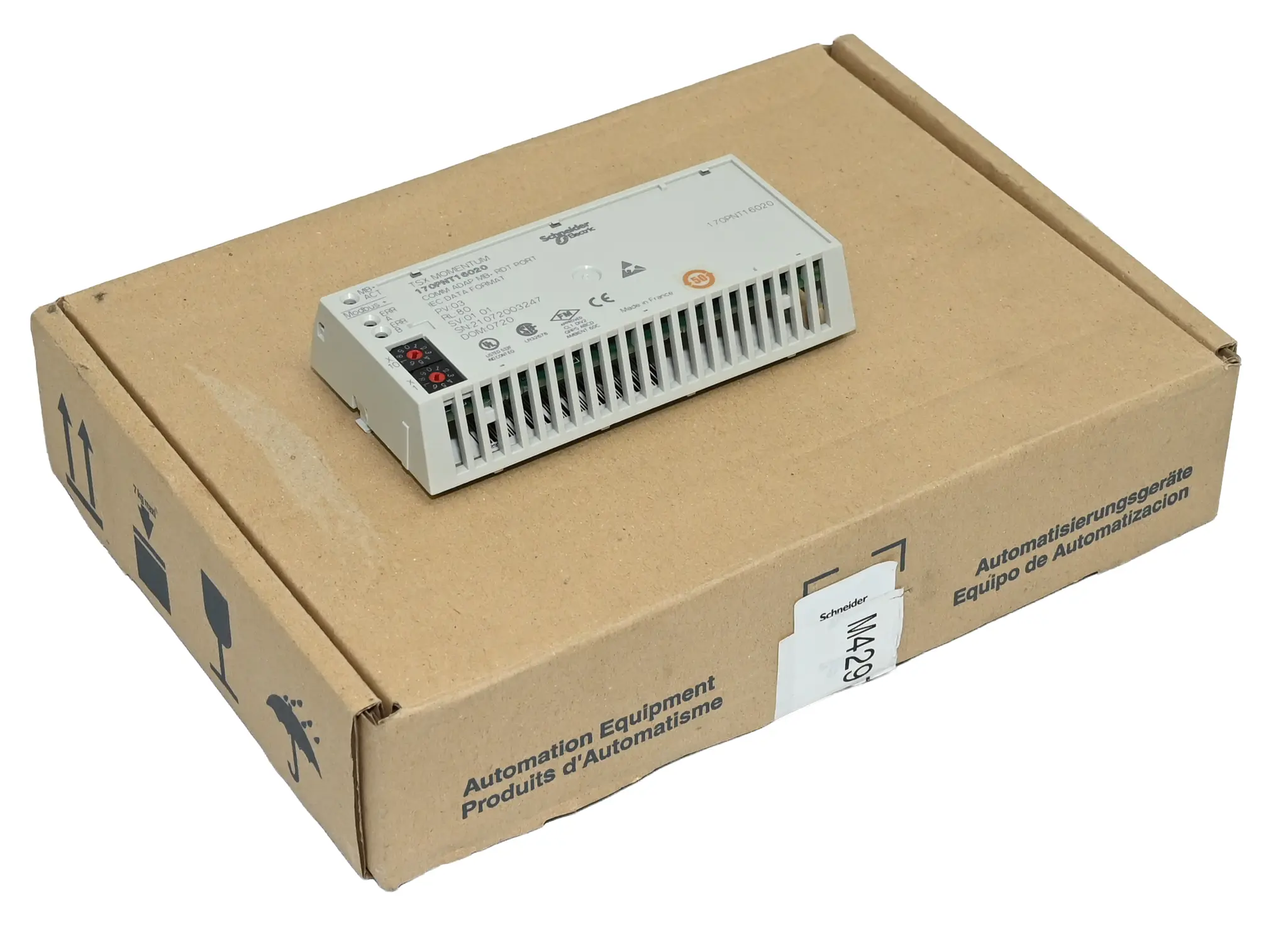 Produktfoto 1 von Schneider 170PNT16020 TSX Momentum Modbus Plus Communication Adaptor New