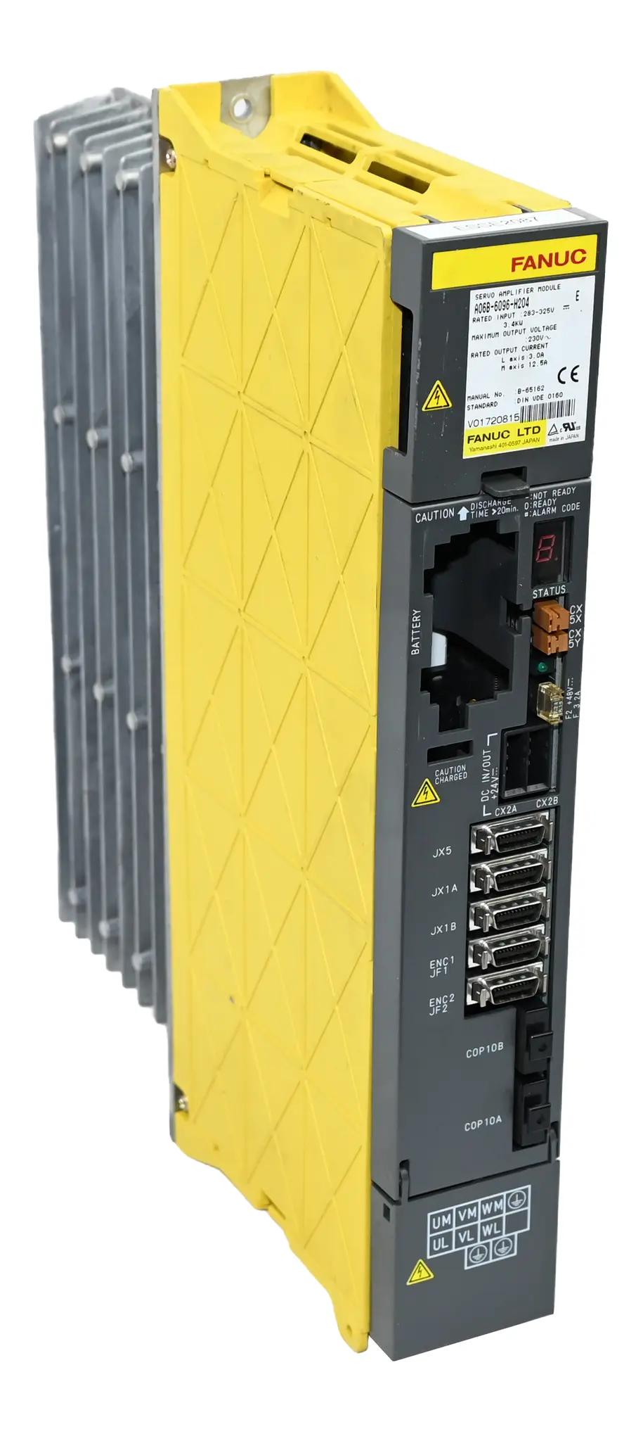 Produktfoto 1 von Fanuc A06B-6096-H204 Servo Amplifier Module 3.4kW