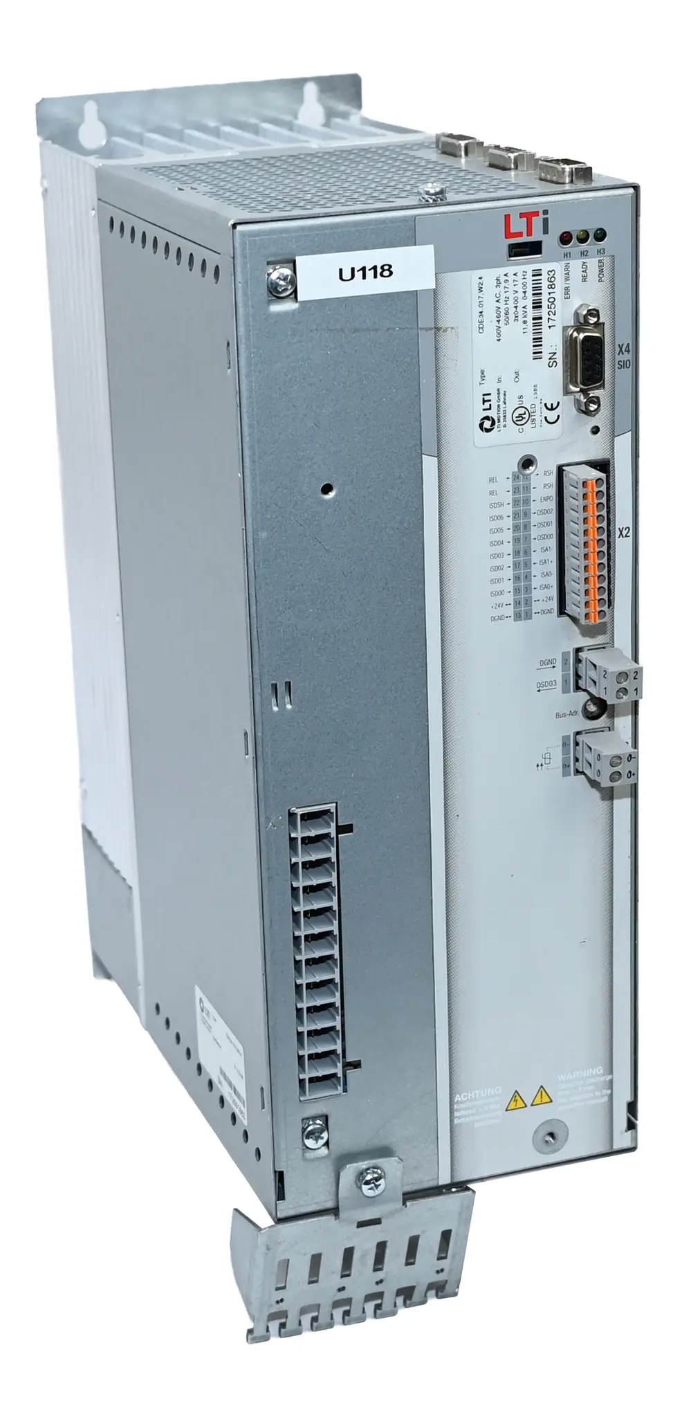 Produktfoto 1 von LTi CDE34.017.W2.4 Frequency Converter