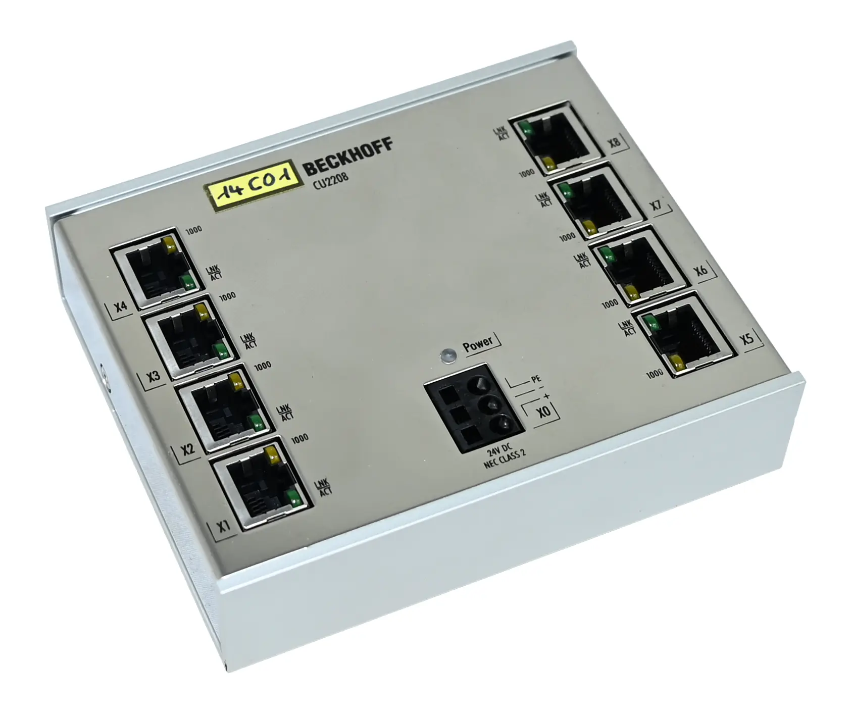 Produktfoto 1 von Beckhoff CU2208 8-port Ethernet Switch