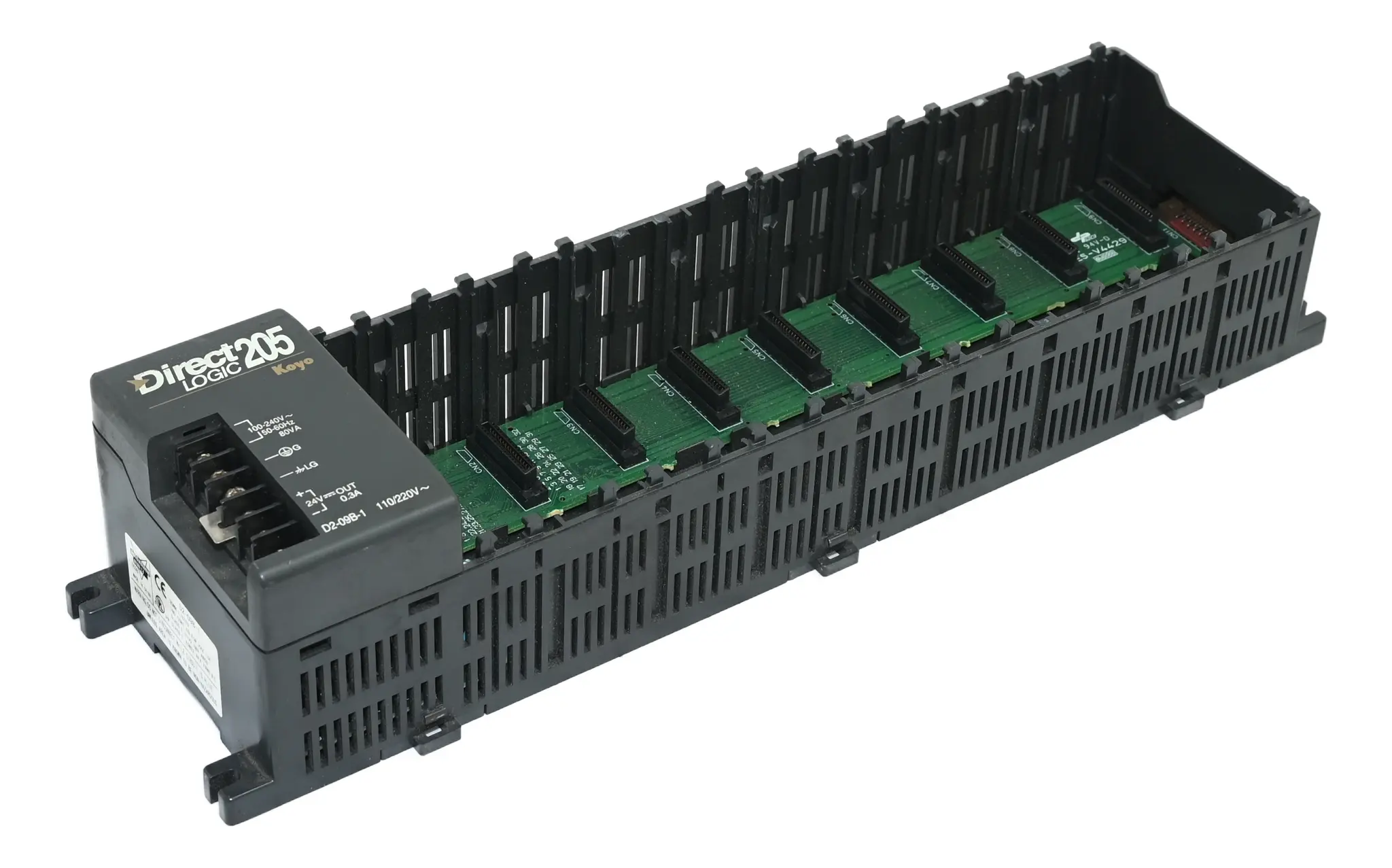 Produktfoto 1 von Automation Direct D2-09B-1 KOYO AC Powered 9-slot base