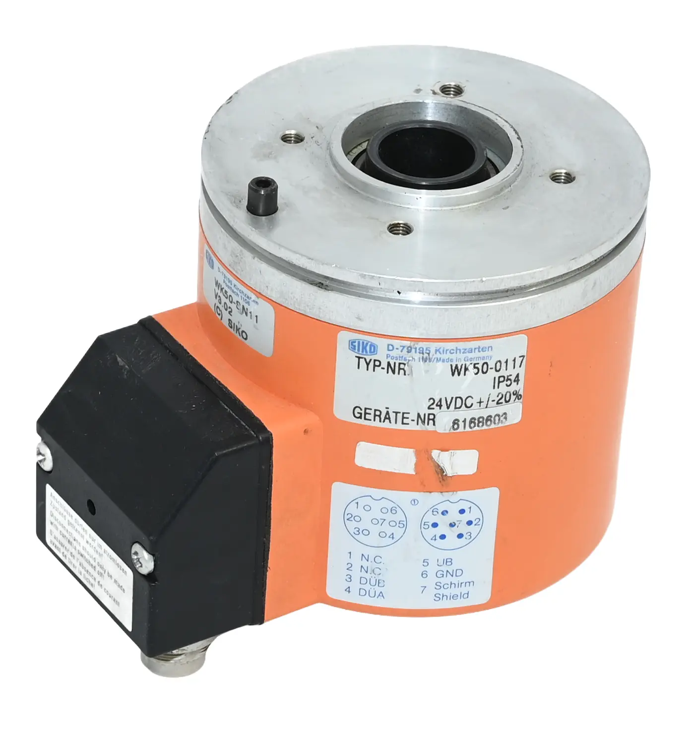 Produktfoto 1 von Siko WK50-0117 Encoder Absolute Singleturn Hollow Shaft 24VDC