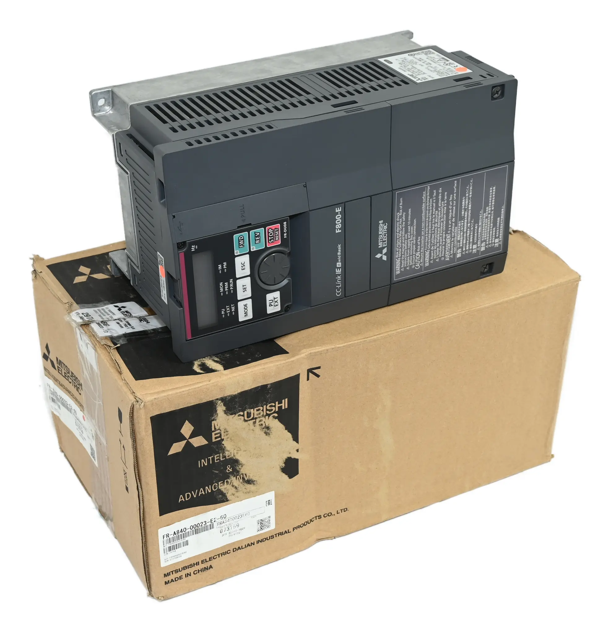 Produktfoto 1 von Mitsubishi FR-F840-00023-E2-60 Inverter New