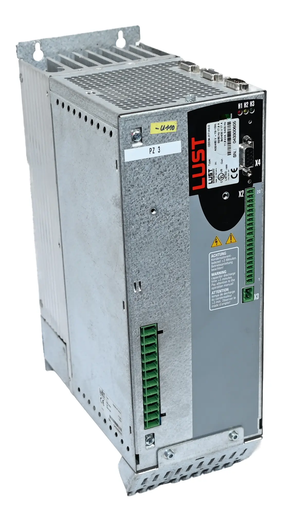 Produktfoto 1 von Lust CDD34.017.W2.0 Frequency Converter