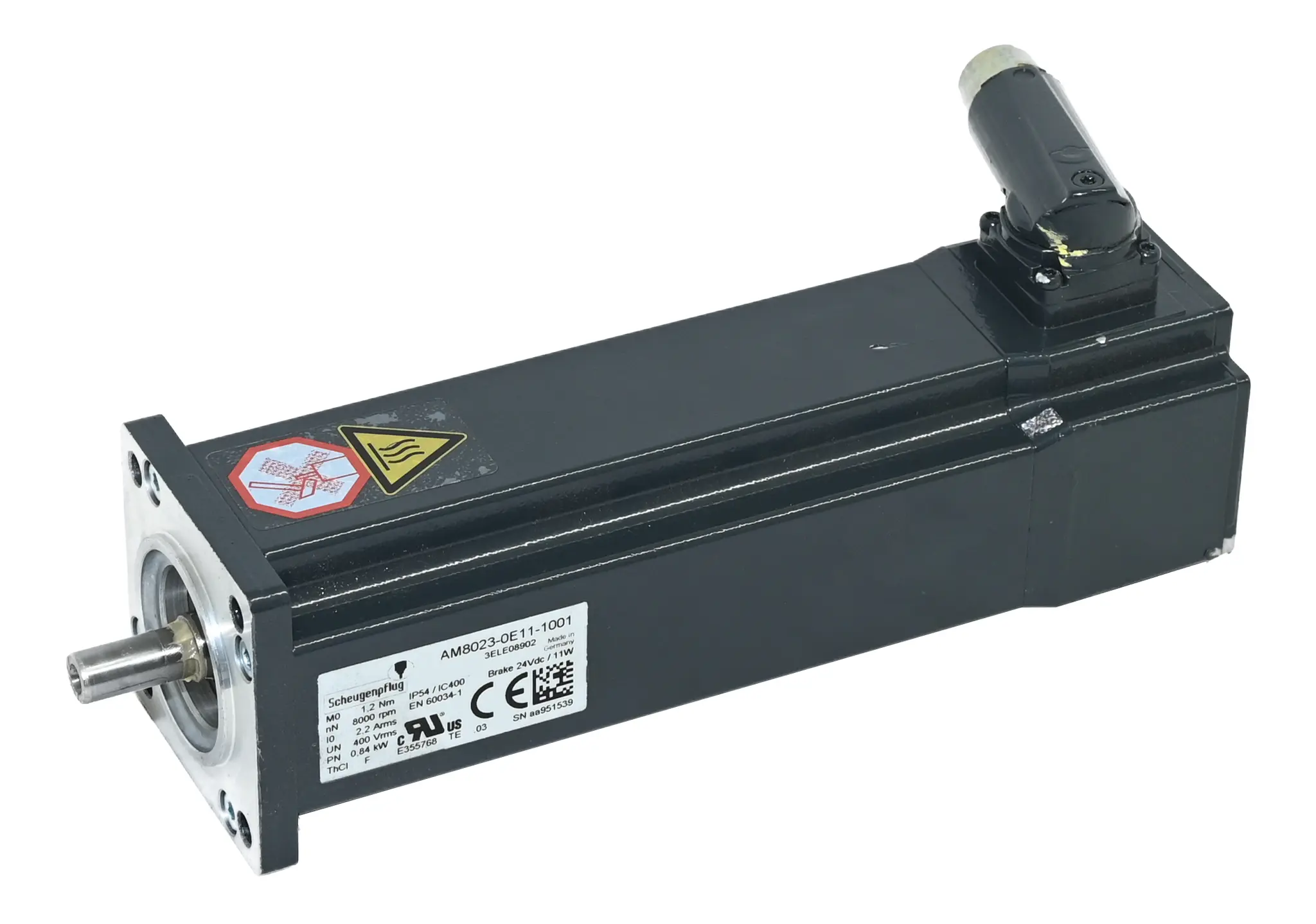 Produktfoto 1 von Scheugenpflug AM8023-0E11-1001 Servo Motor 0.84kW 8000rpm