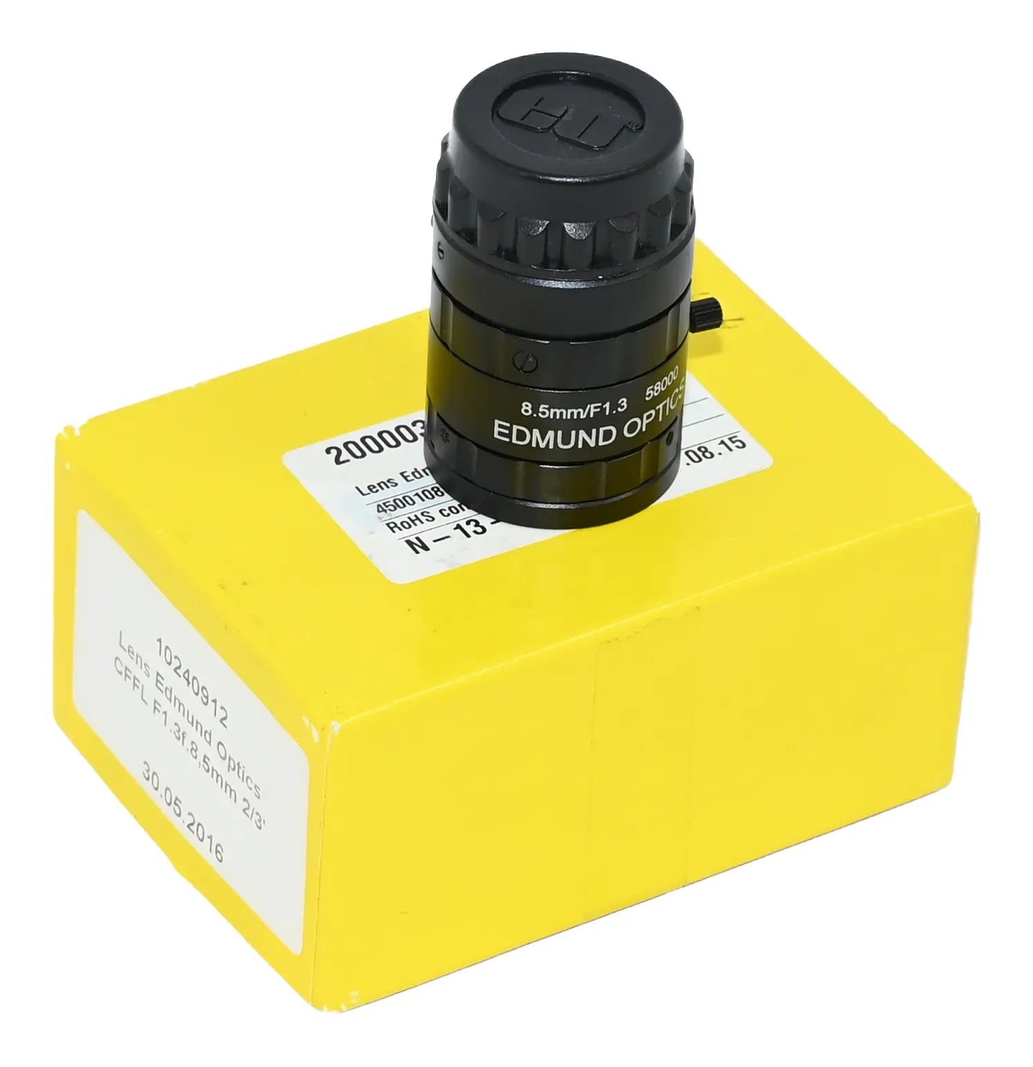 Produktfoto 1 von Basler Edmund Optics 2000035065 8.5mm/F1.3 58000 Camera Lens