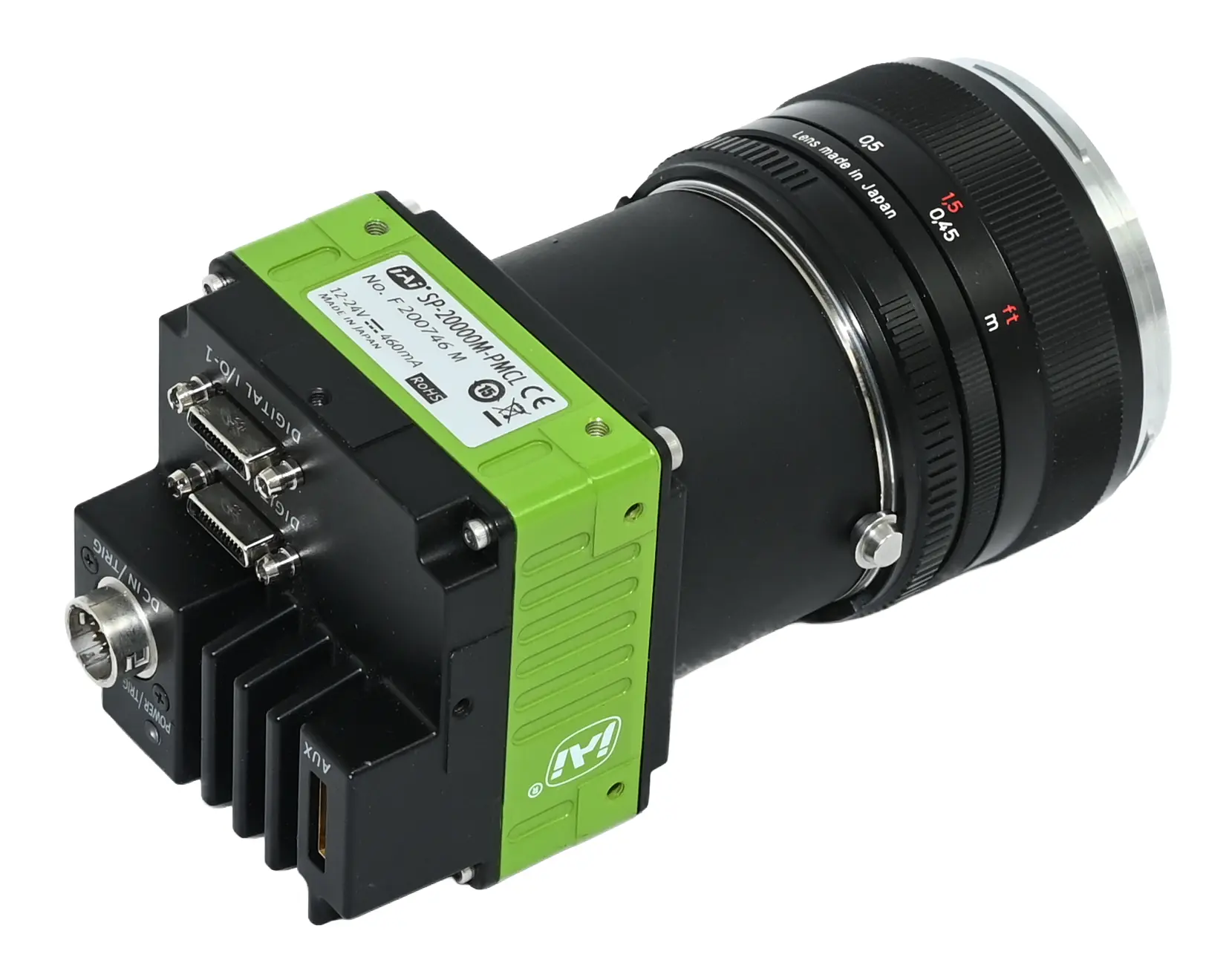 Produktfoto 1 von JAI SP-20000M-PMCL 20-Megapixel Industrial Camera Planar 1,4/50ZF