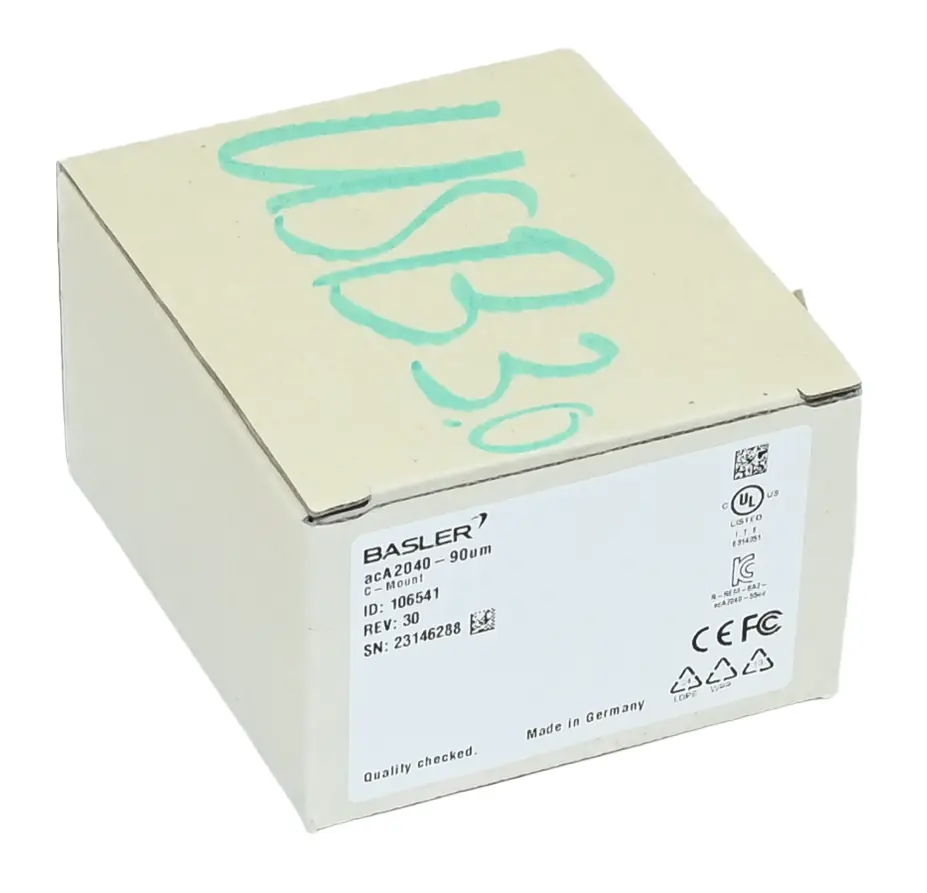 Produktfoto 1 von Basler acA2040-90um 106541 Area Scan Camera New