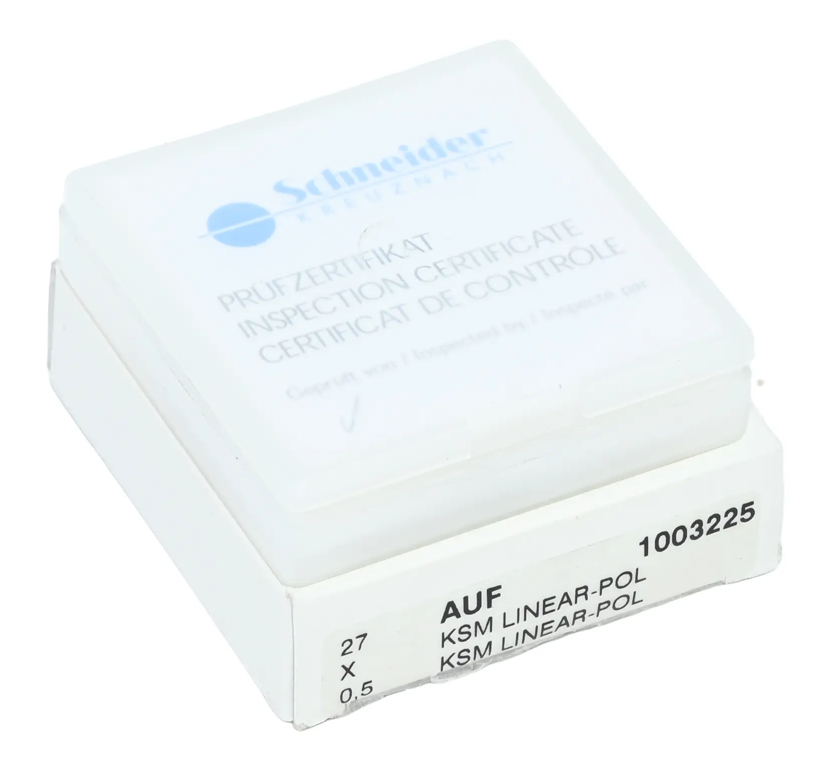 Produktfoto 1 von Schneider-Kreuznach AUF 1003225 Linear Glass Polarizer
