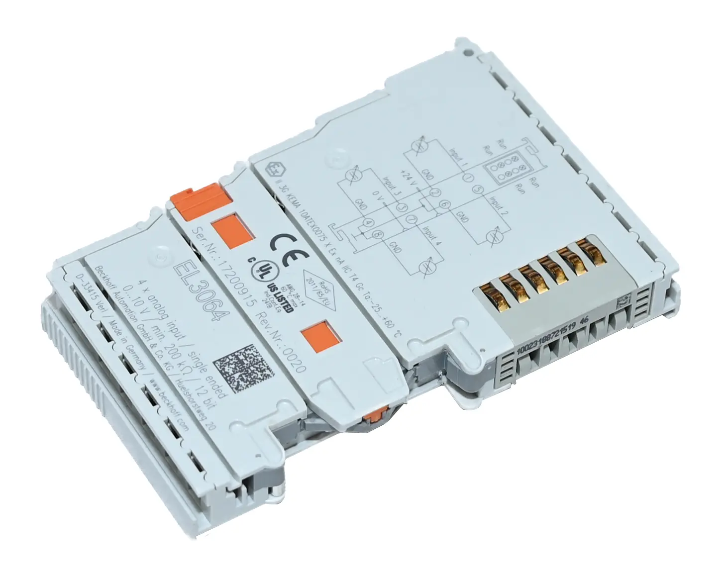 Produktfoto 1 von Beckhoff EL3064 4-Channel Analog Input