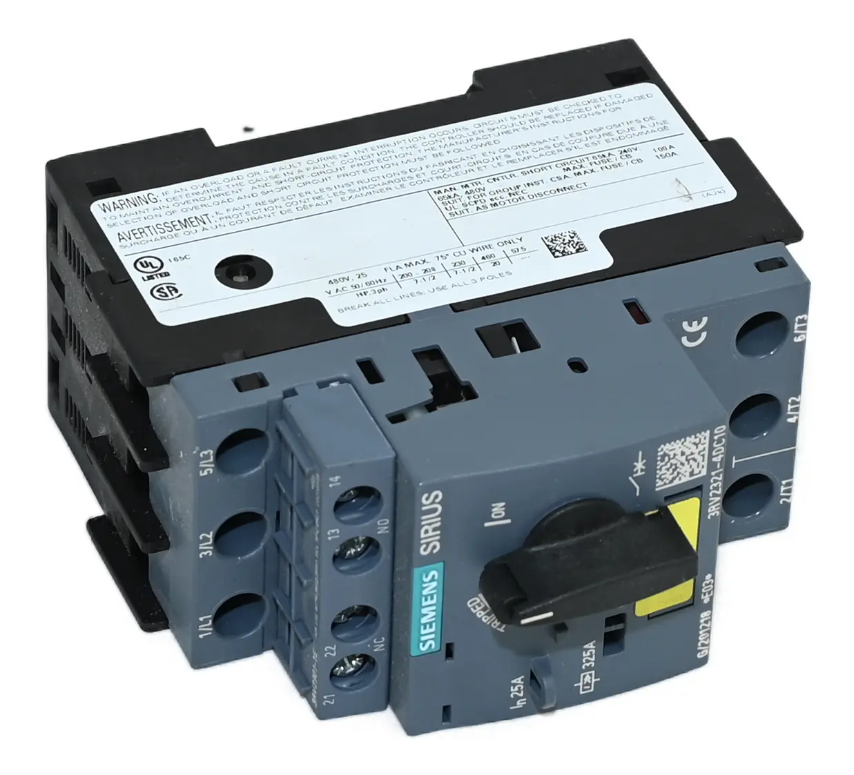 Produktfoto 1 von Siemens 3RV2321-4DC10 3RV2 321-4DC10 Circuit Breaker