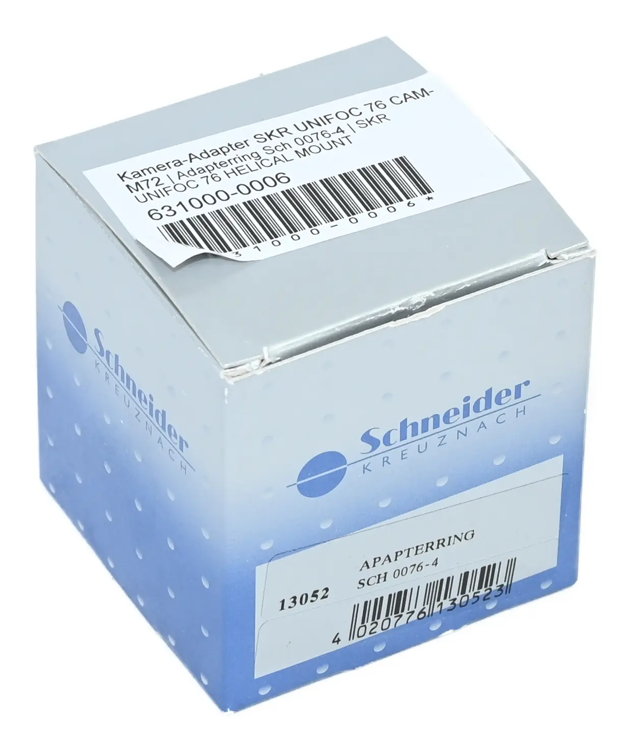 Produktfoto 1 von Schneider-Kreuznach SKR UNIFOC 76 CAM-M72 631000-006 Camera Adapter New
