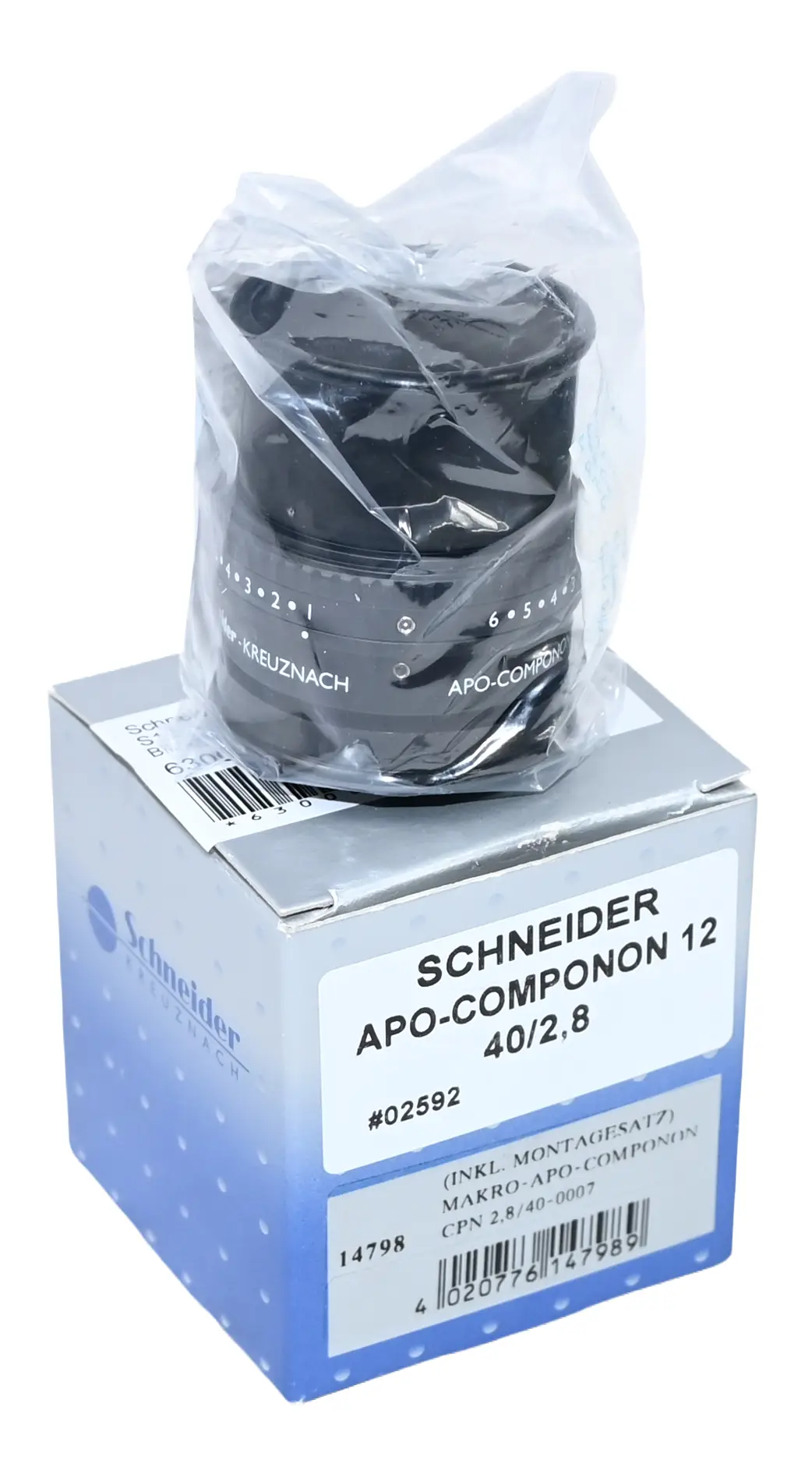 Produktfoto 1 von Schneider-Kreuznach APO-Componon 12 2.8/40 Makro-Iris Lens New sealed