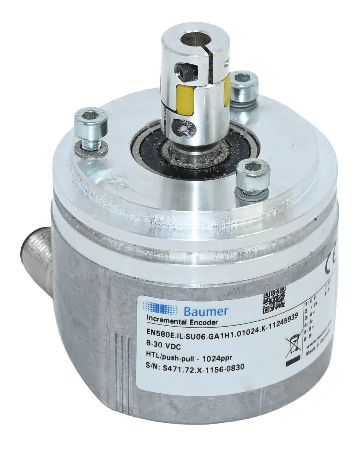Produktfoto 1 von Baumer EN580E.IL-SU06.GA1H1.01024.K-11245939 optoPulse Incremental Encoder