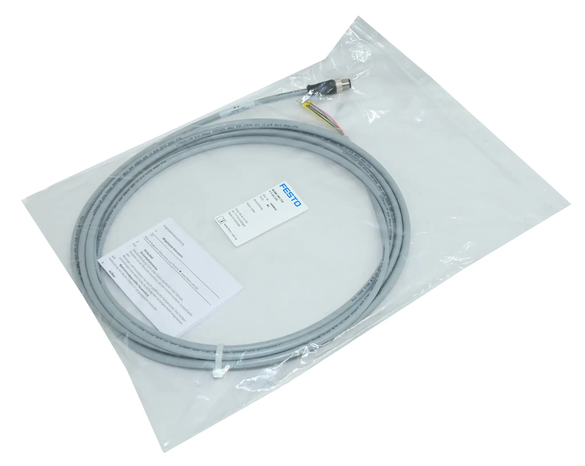 Produktfoto 1 von Festo NEBM-SM12G8-E-5-Q5-LE6 1449602 Motor Cable New