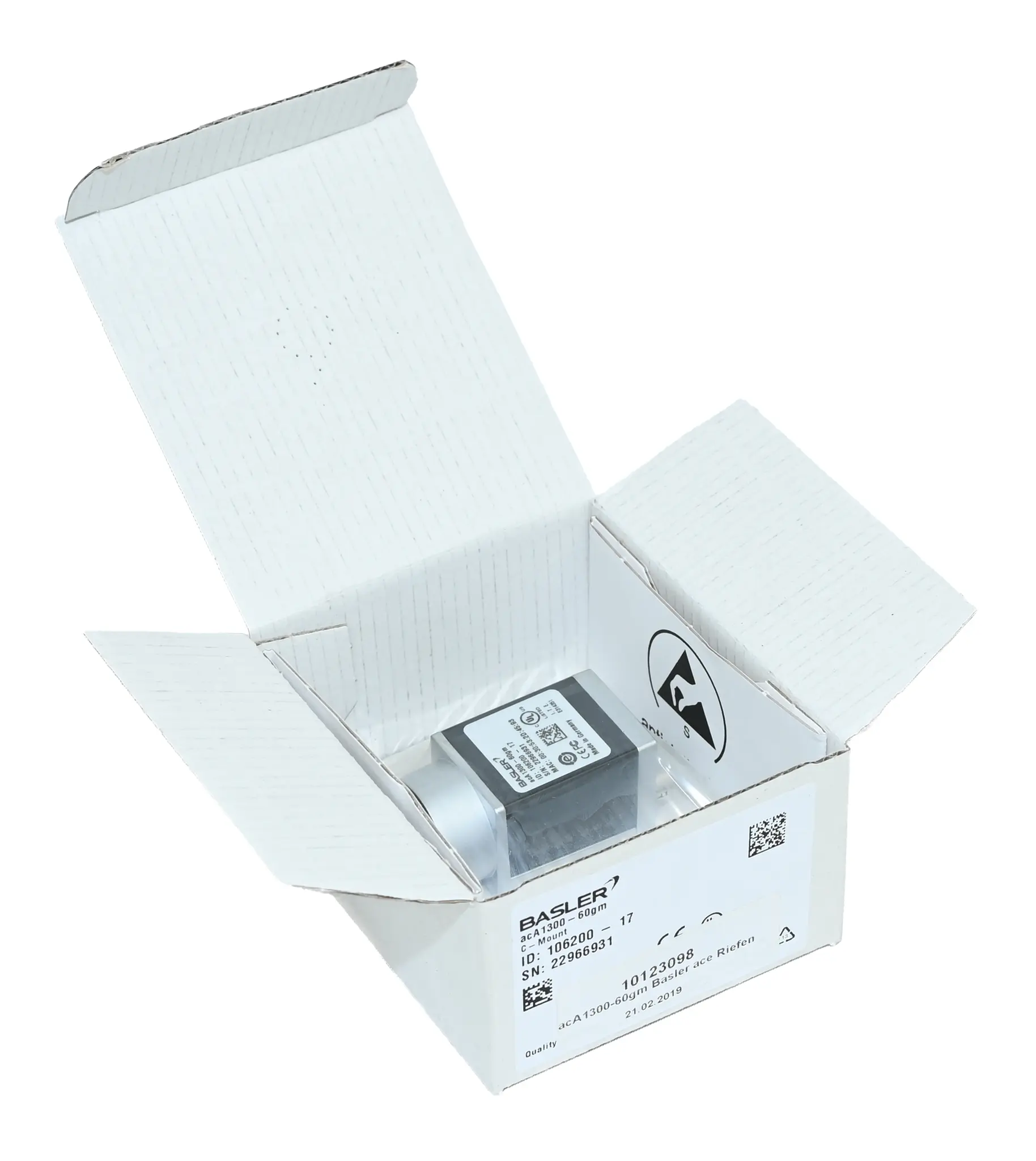 Produktfoto 1 von Basler acA1300-60gm 106200-17 Area Scan Camera New