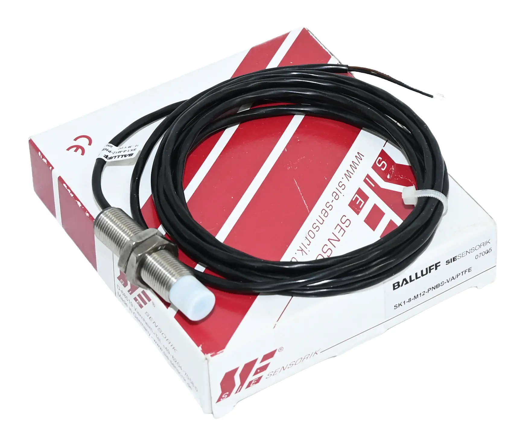 Produktfoto 1 von Balluff SK1-8-M12-PNBS-VA/PTFE Capacitive Sensor New