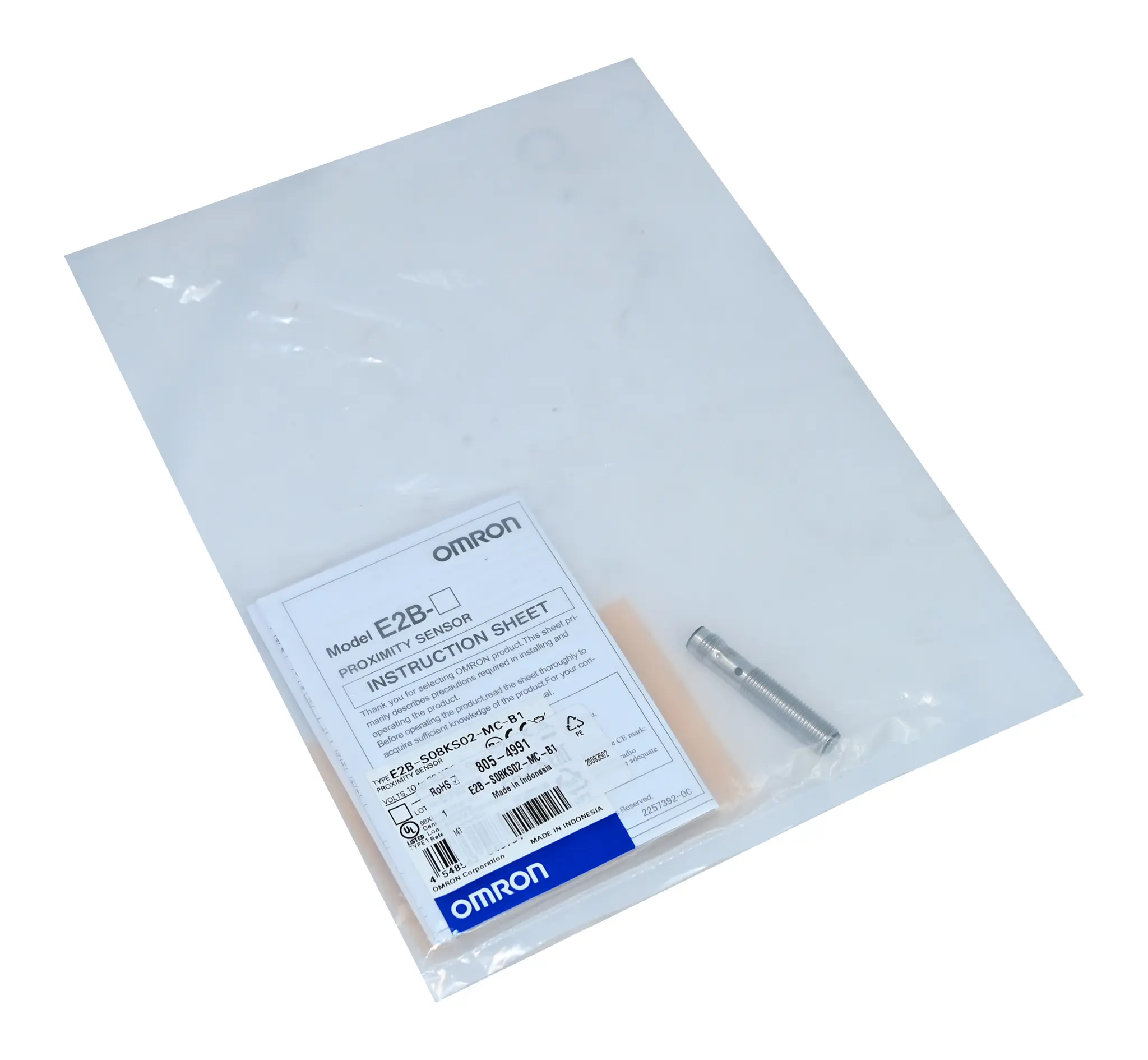 Produktfoto 1 von Omron E2B-S08KS02-MC-B1 Proximity Sensor New sealed