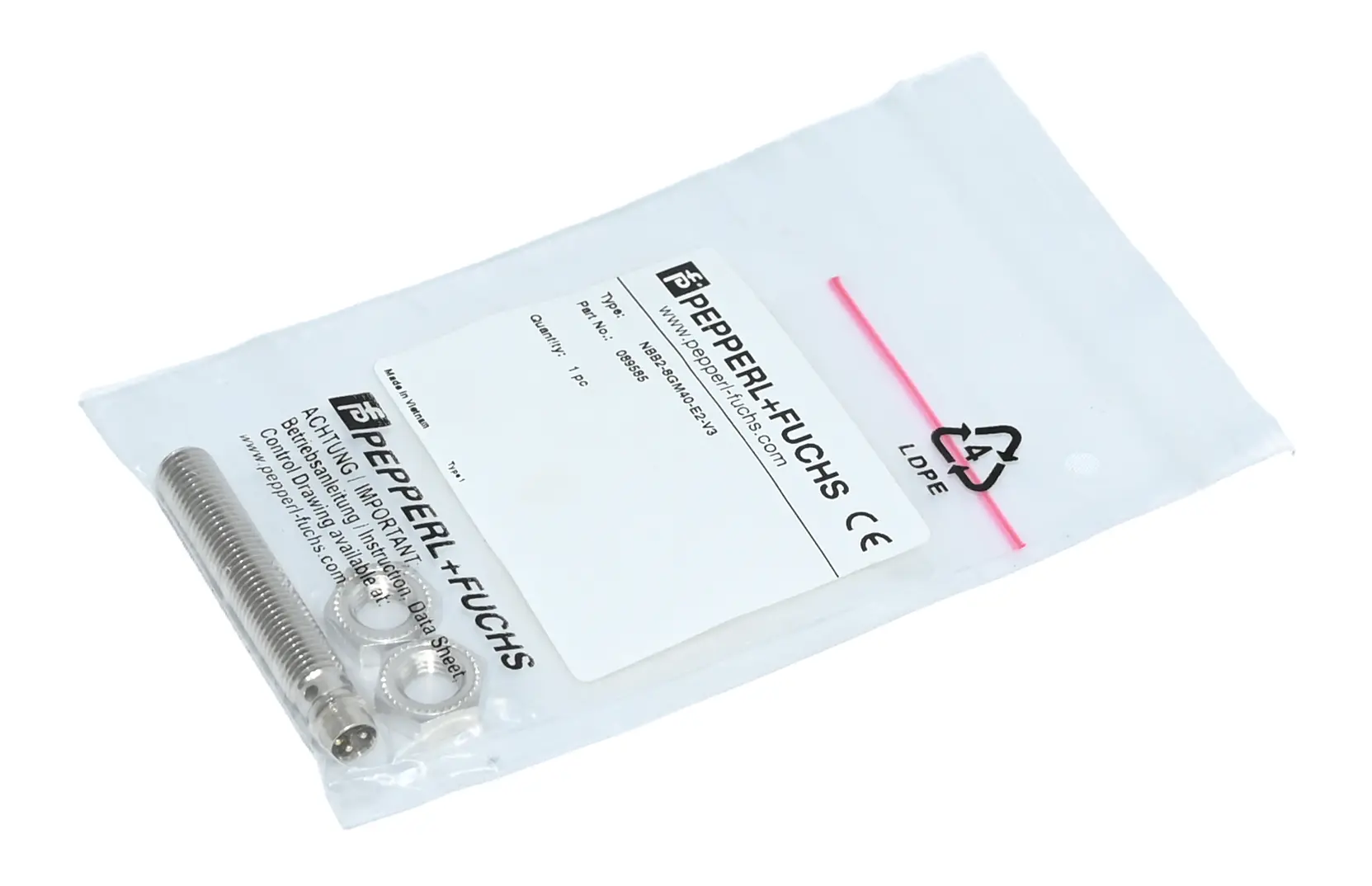 Produktfoto 1 von Pepperl+Fuchs NBB2-8GM40-E2-V3 089585 Inductive sensor New