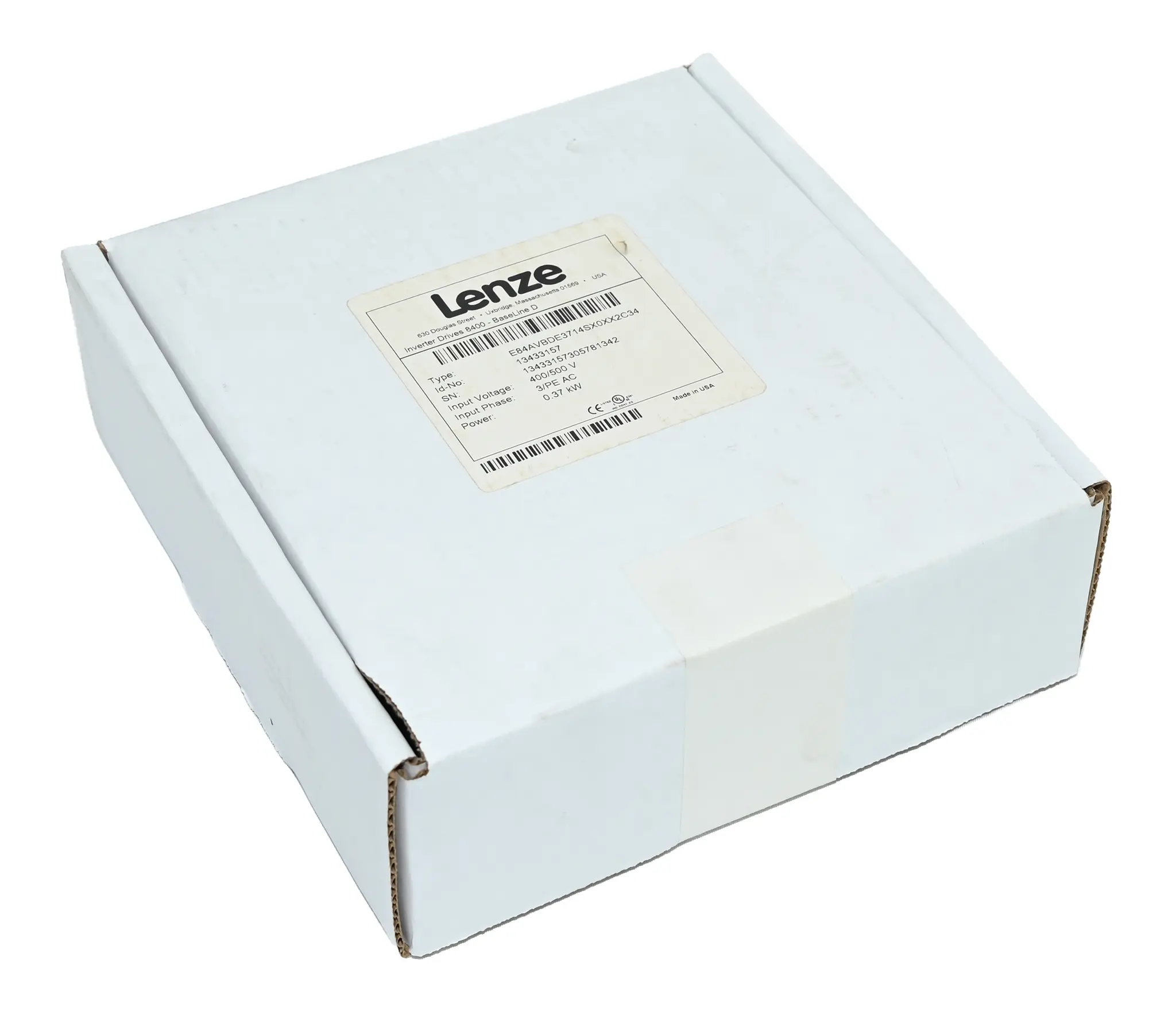 Produktfoto 1 von Lenze E84AVBDE3714SX0XX2C34 13433157 Inverter Drive 8400 BaseLine D 0.37kW New sealed